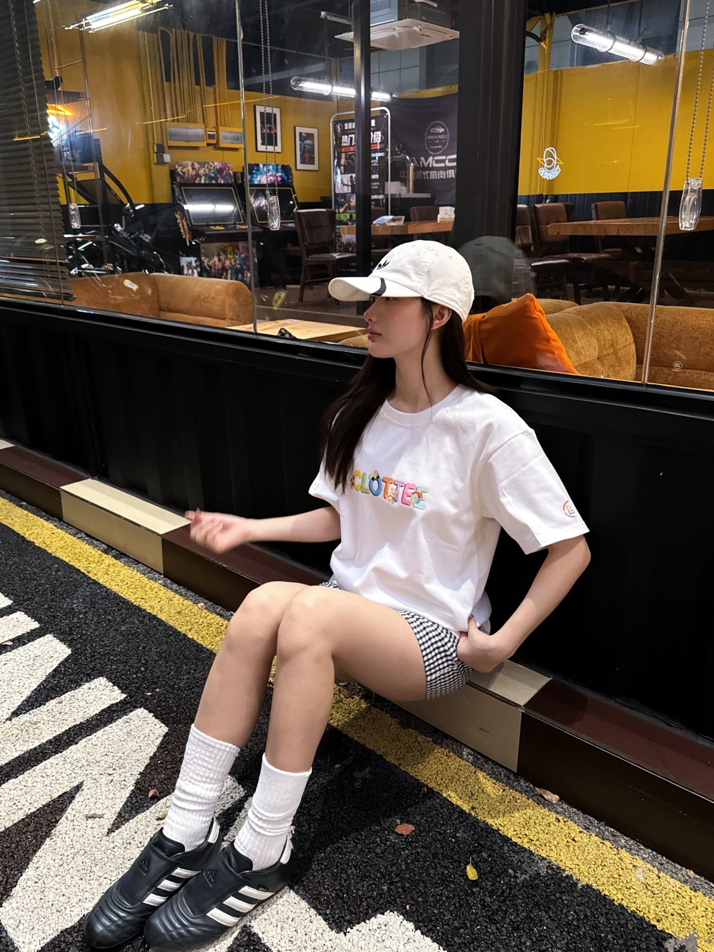 童趣印花白T｜随性citywalk穿搭