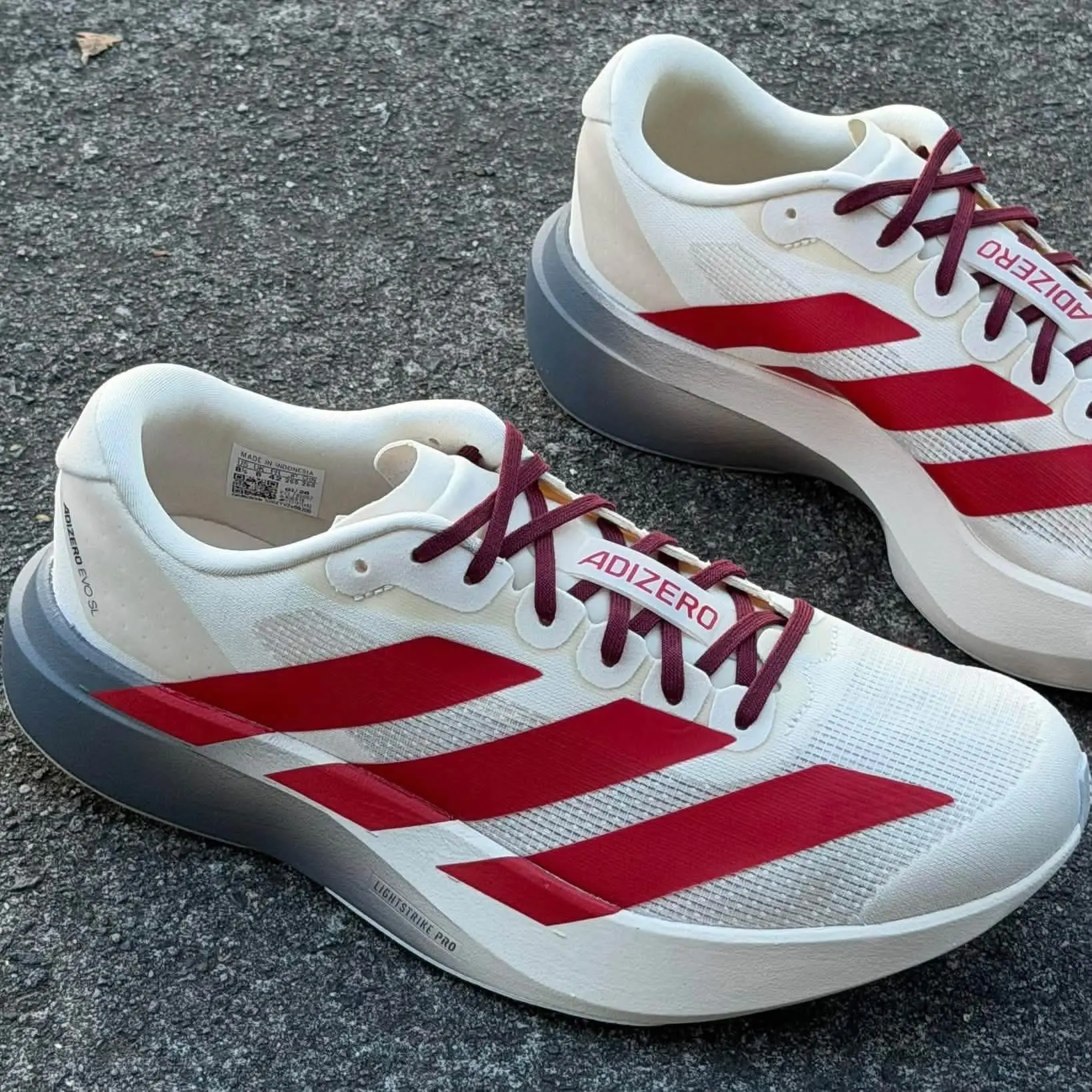 adidas Adizero Evo SL|米红竞速跑鞋 简约又能打
