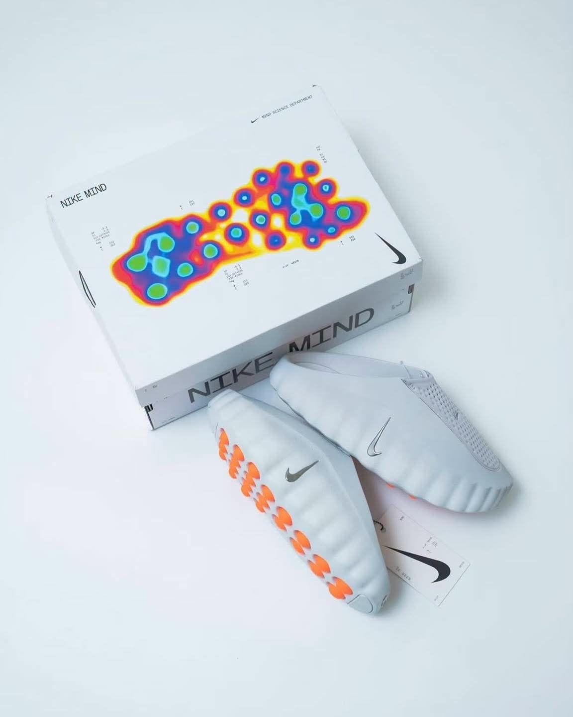 Nike Mind 001 浅灰，赛前唤醒穆勒拖新配色