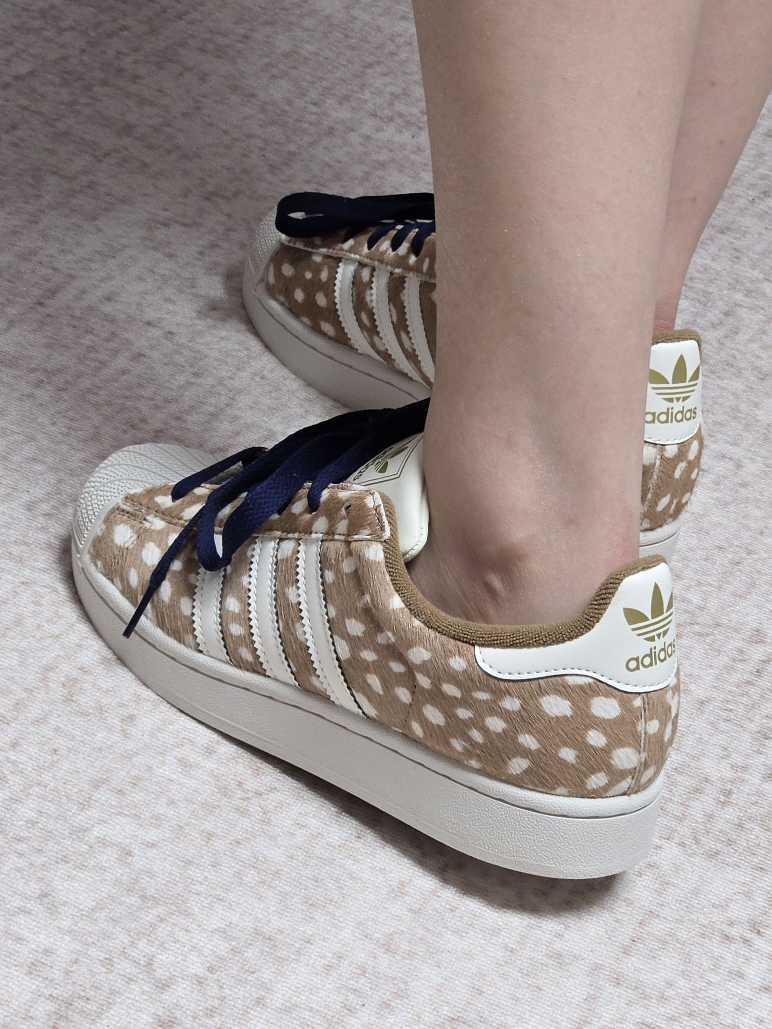 🦌Adidas Superstar II W(KJ4642)｜小鹿斑点毛绒贝壳头完整选购测