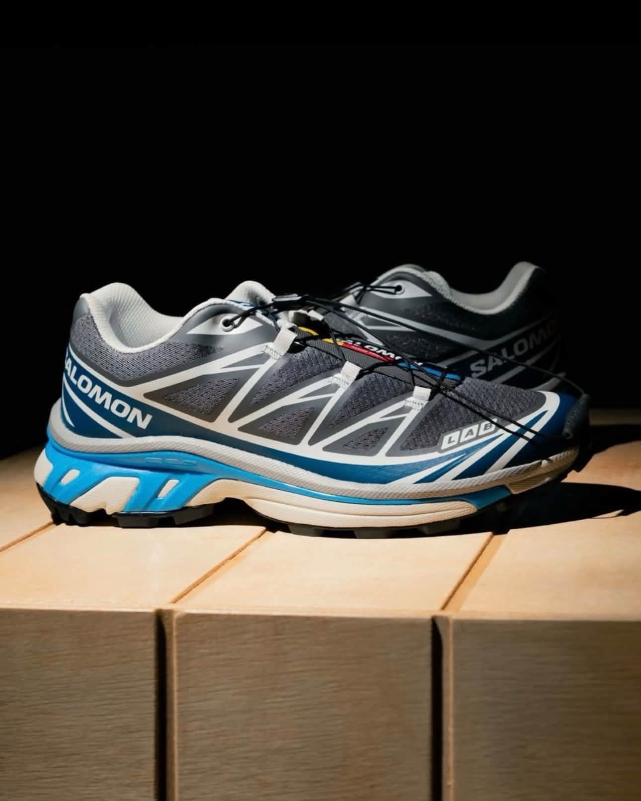 Salomon XT‑6 灰蓝配色，户外复古神鞋上新