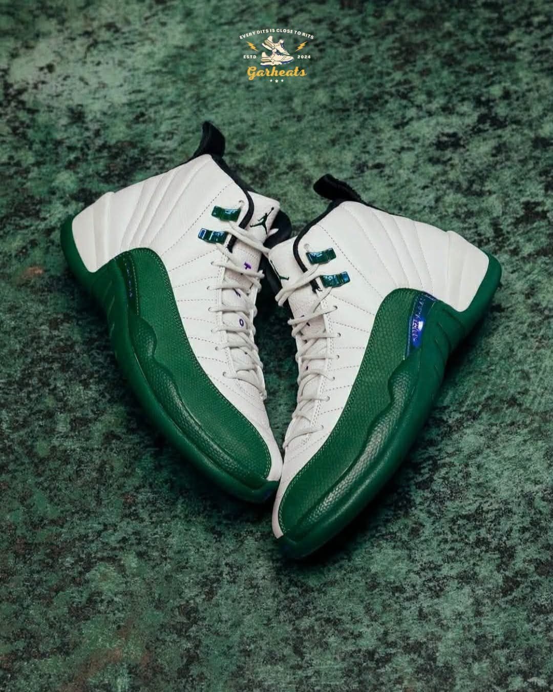 Air Jordan 12 白绿，复古高帮 AJ12 全新配色