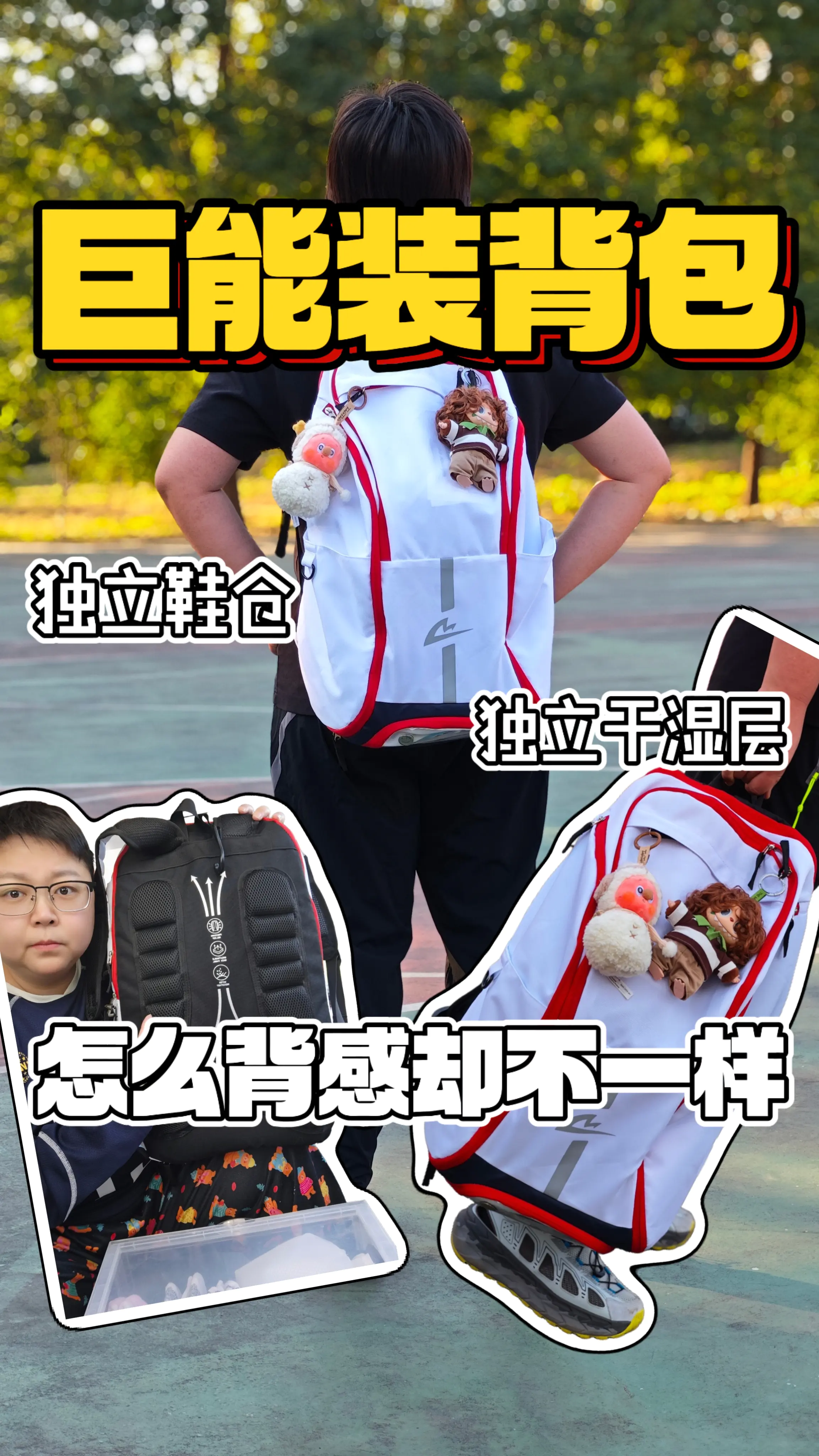 音速猫巨能装背包❗背感不一样了❓