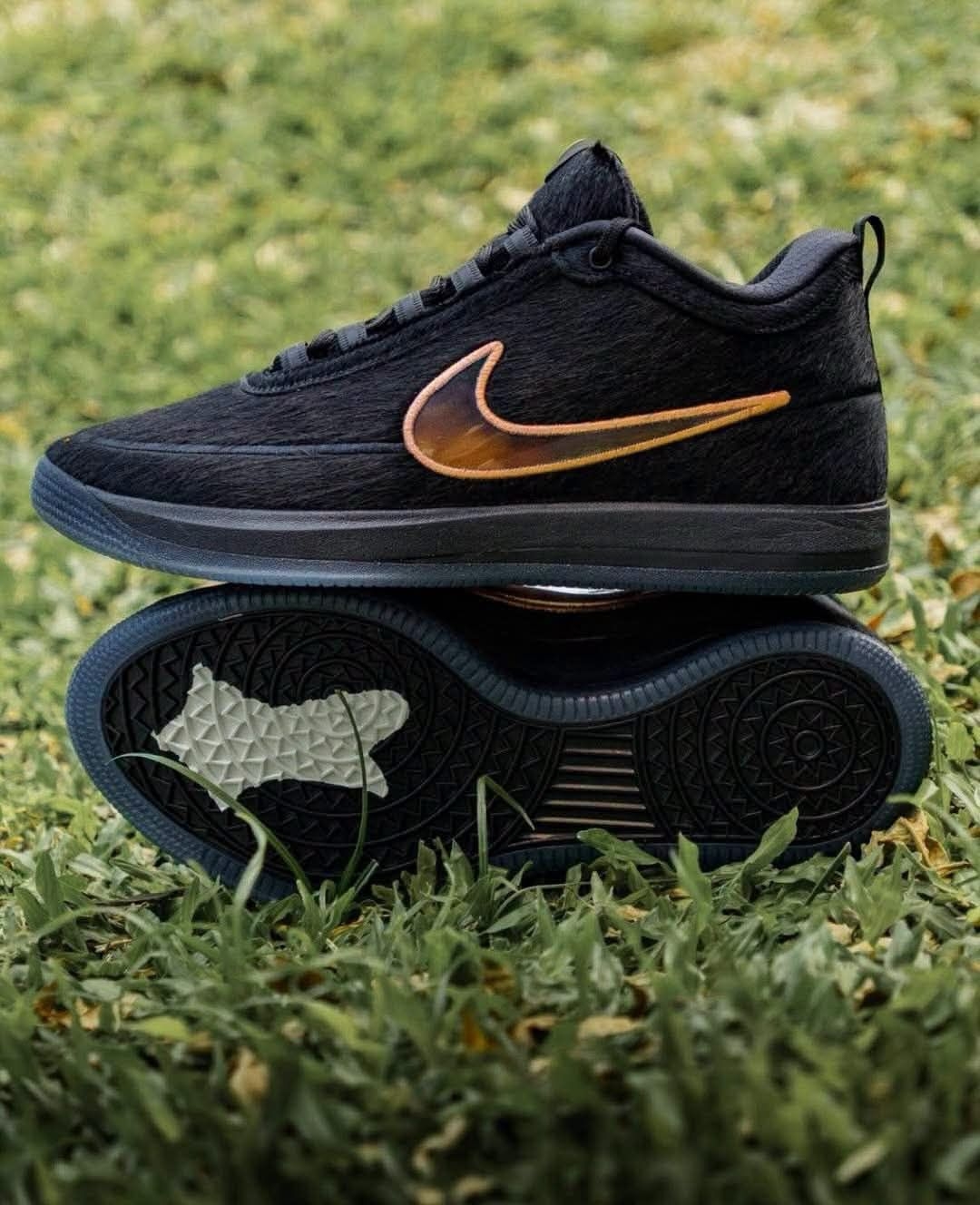Nike Book2 Haven & Hector｜布克2代马毛黑金限定实战篮球鞋实拍解析​