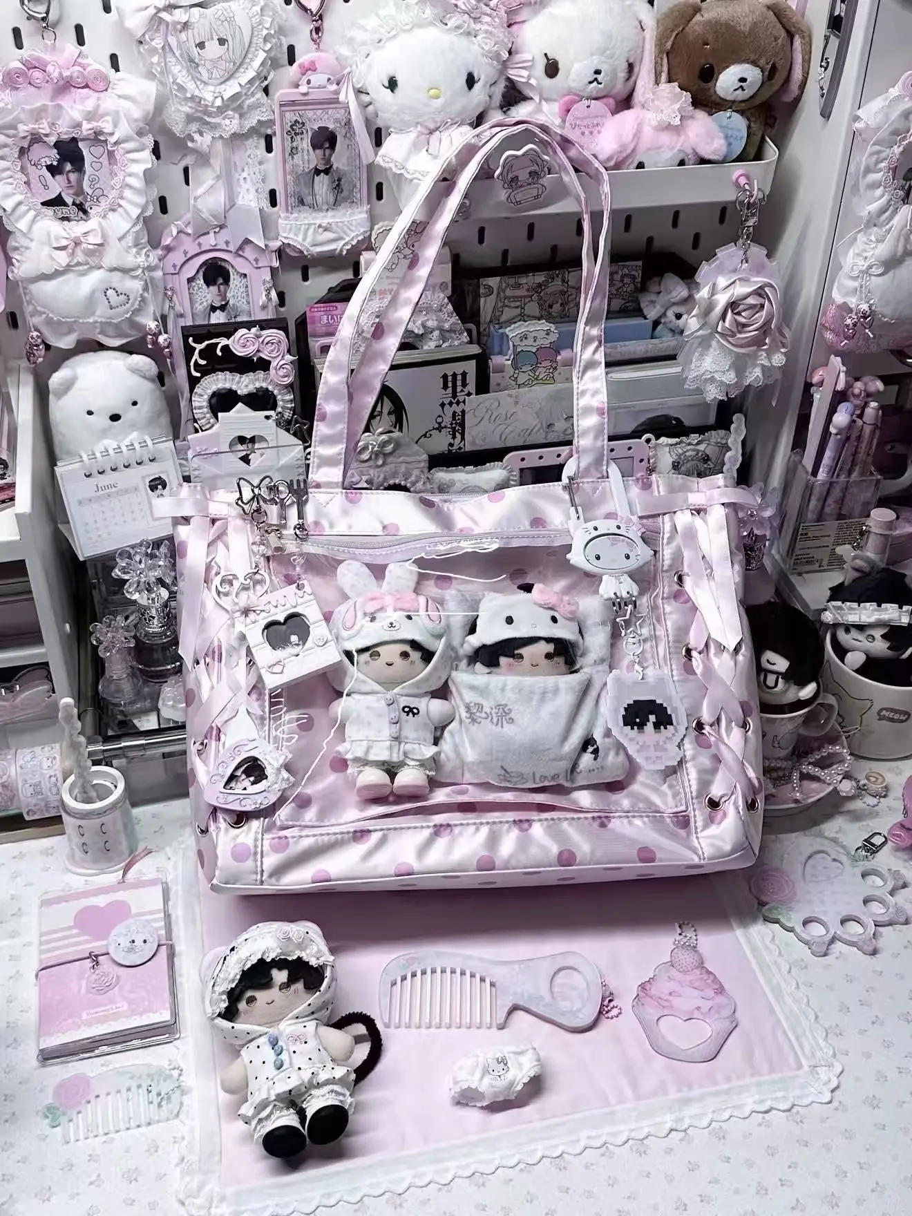 日常完全不社死🎀复古温柔!通勤漫展一包搞定