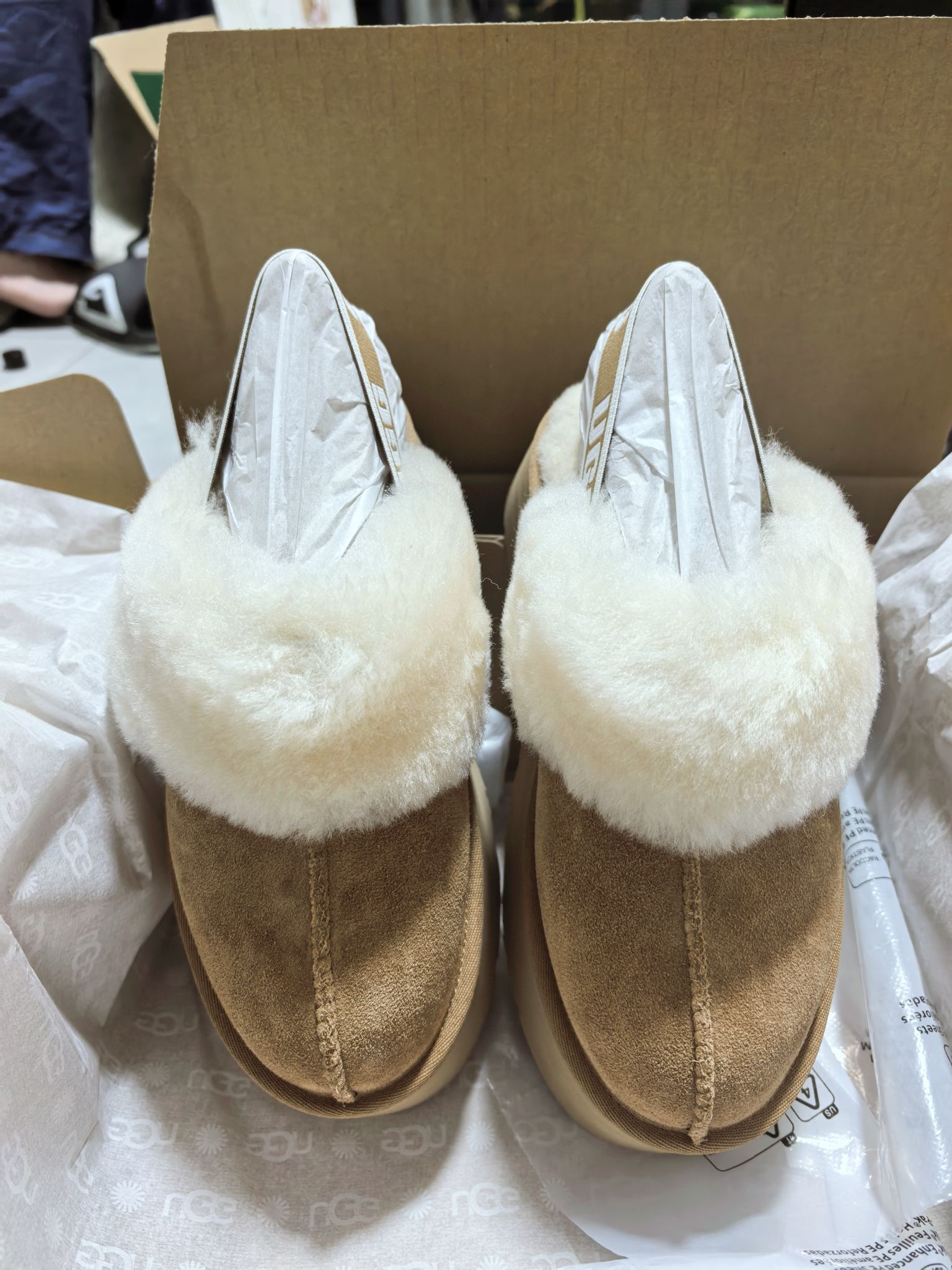 ✨厚底卷毛雪地拖｜小个子本命！