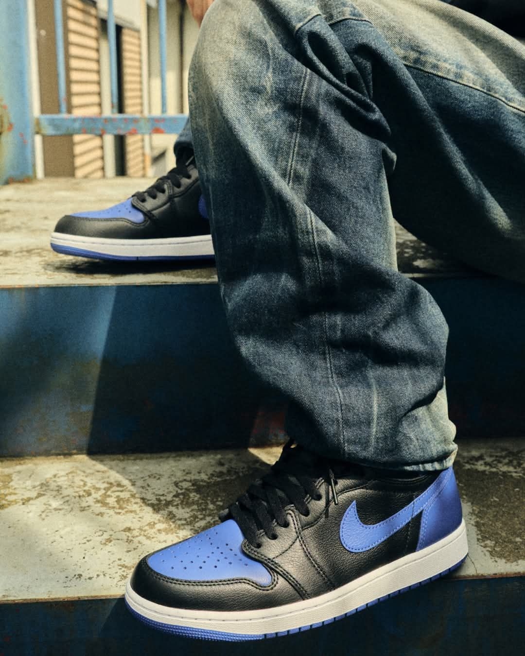 AJ1黑蓝皇家蓝|经典皇家蓝AJ1高清实拍深度解析