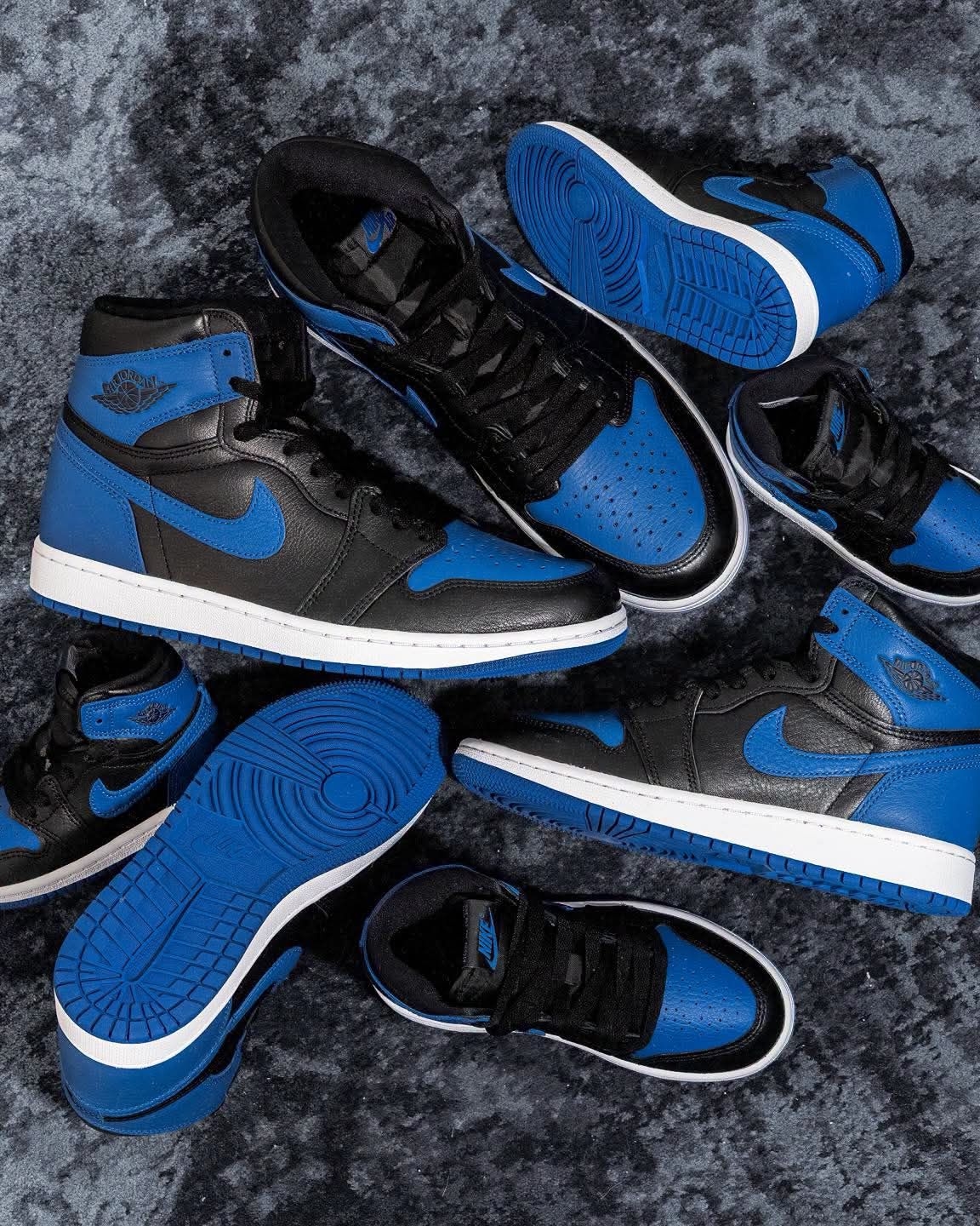 AJ1皇家蓝|Air Jordan1 High黑蓝皇家蓝礼盒实拍深度解析