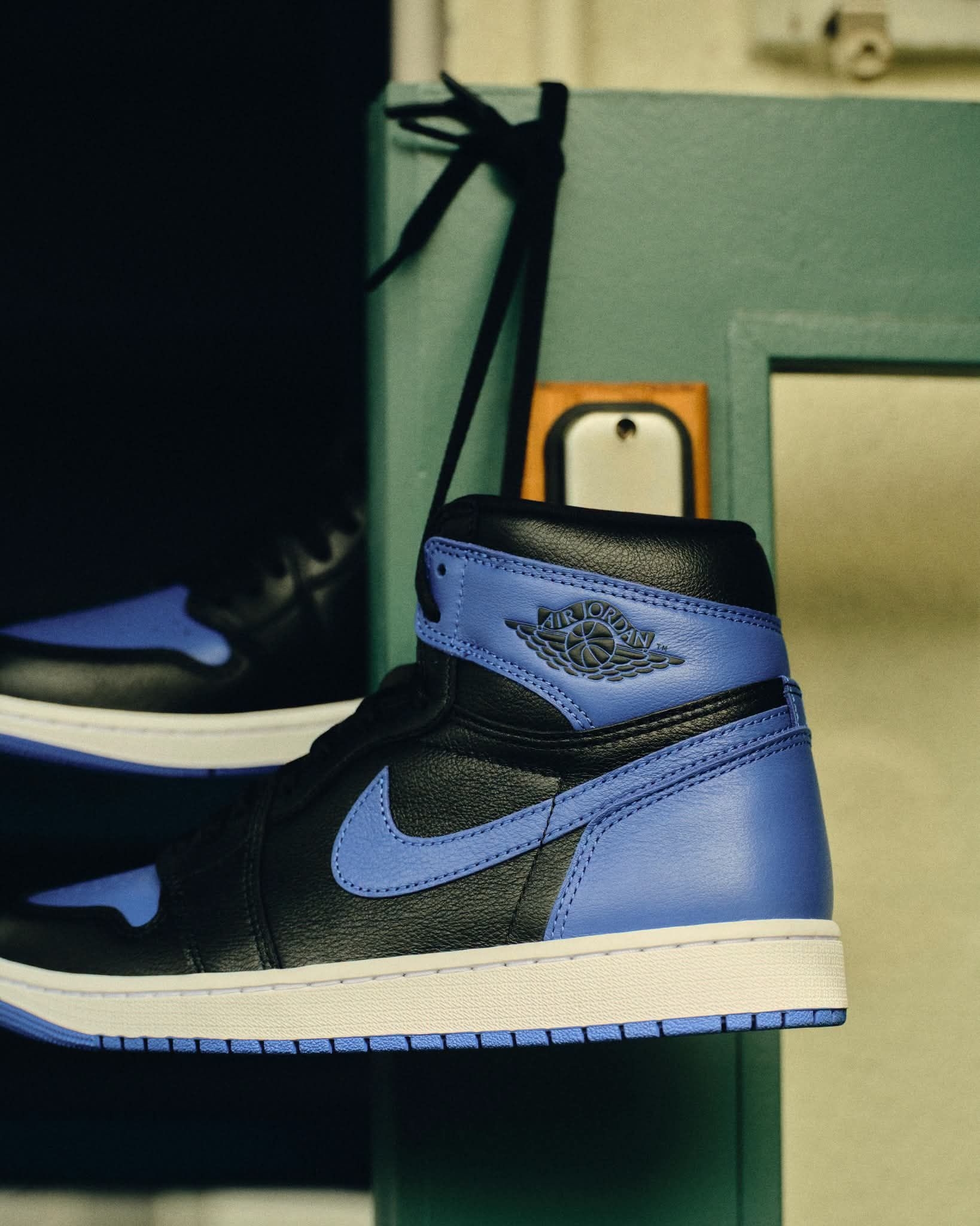 AJ1黑蓝皇家蓝|经典皇家蓝AJ1高清实拍深度解析