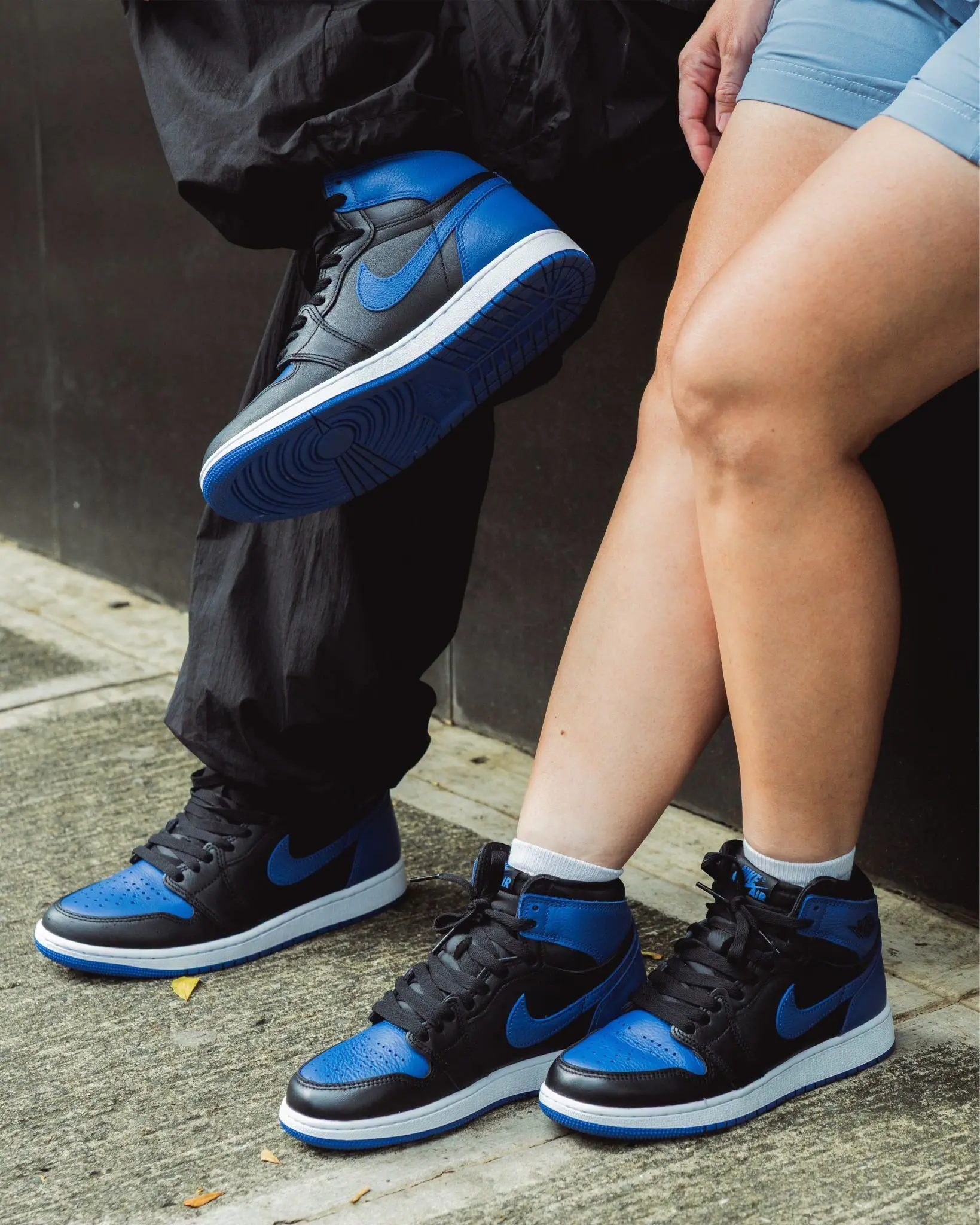 AJ1皇家蓝上脚实拍|Air Jordan1 High OG Royal黑蓝解析