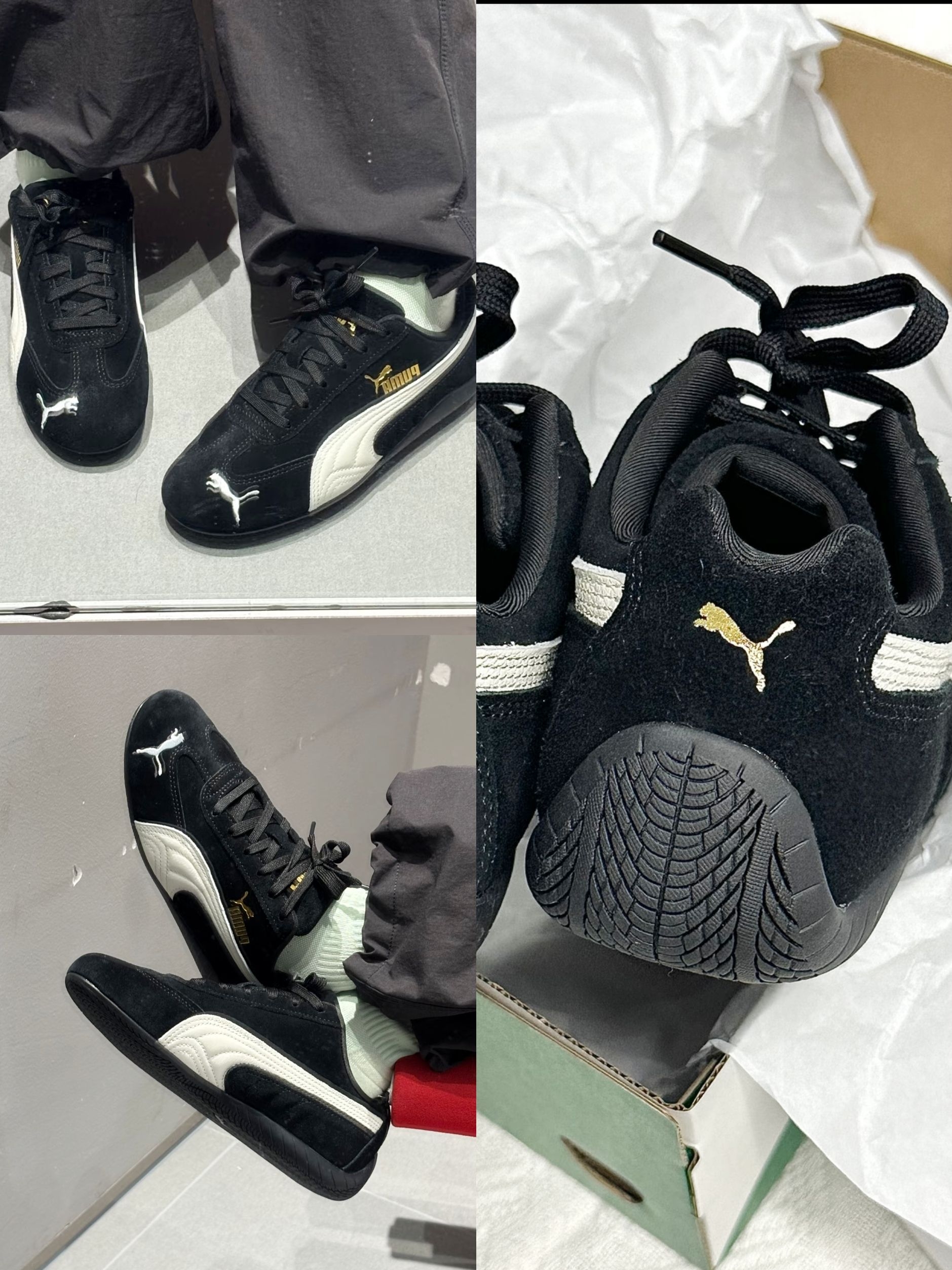 PUMA Speedcat OG疾影黑|赛车风德训鞋,复古薄底太绝✨