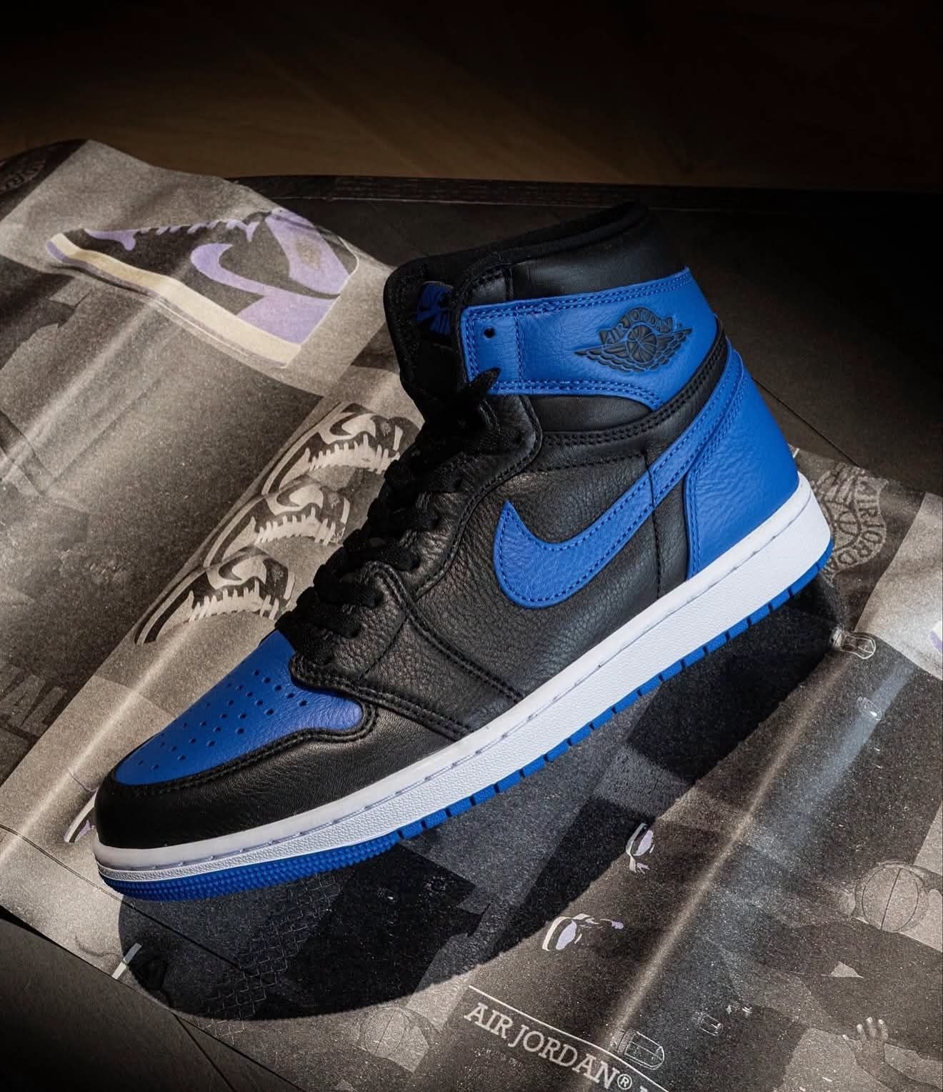 永恒的黑蓝传奇｜AJ1 High OG Royal实拍