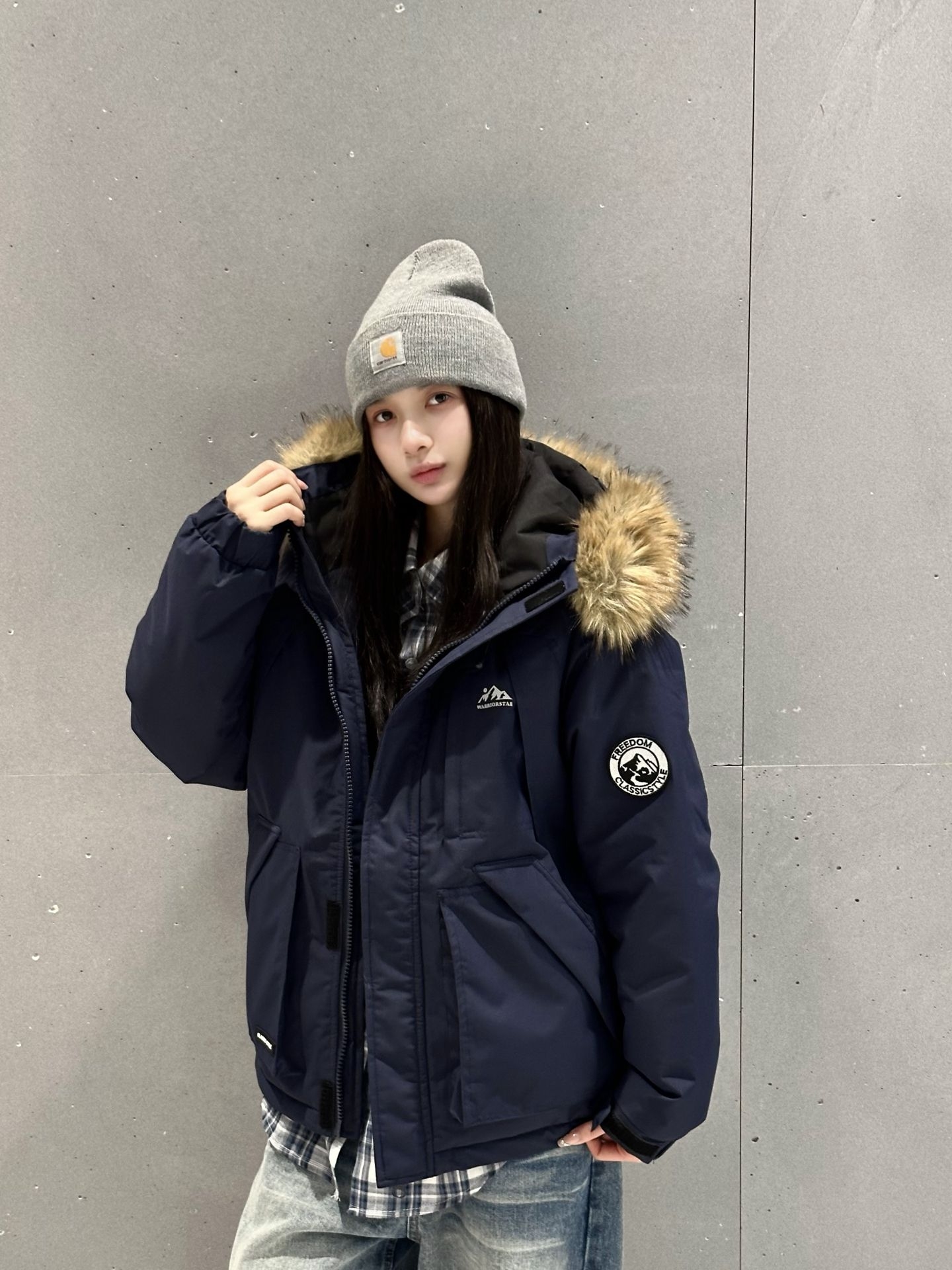 工装派克服出街不费力时髦