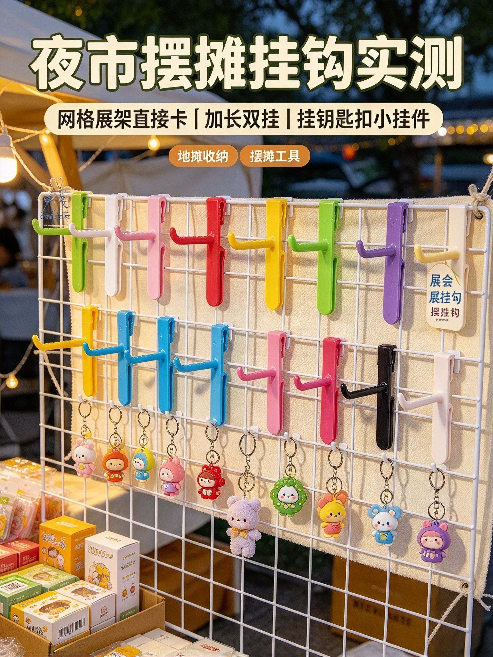 多场景万能适配✅超市/地摊/展会/家用一站式收纳