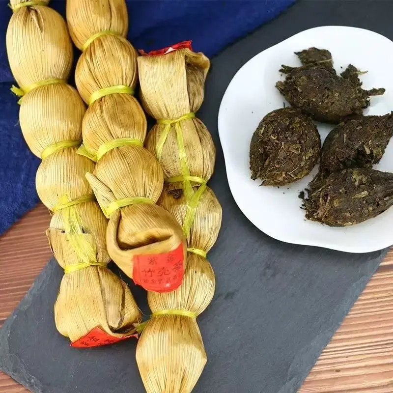 夏天凉茶紫金竹壳茶,二十四味金银花养生