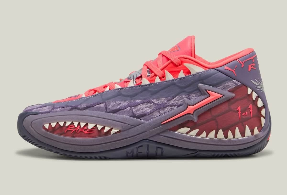 万圣节重磅联名 PUMA MB.06 拉梅洛鲍尔 怪奇物语限定套装