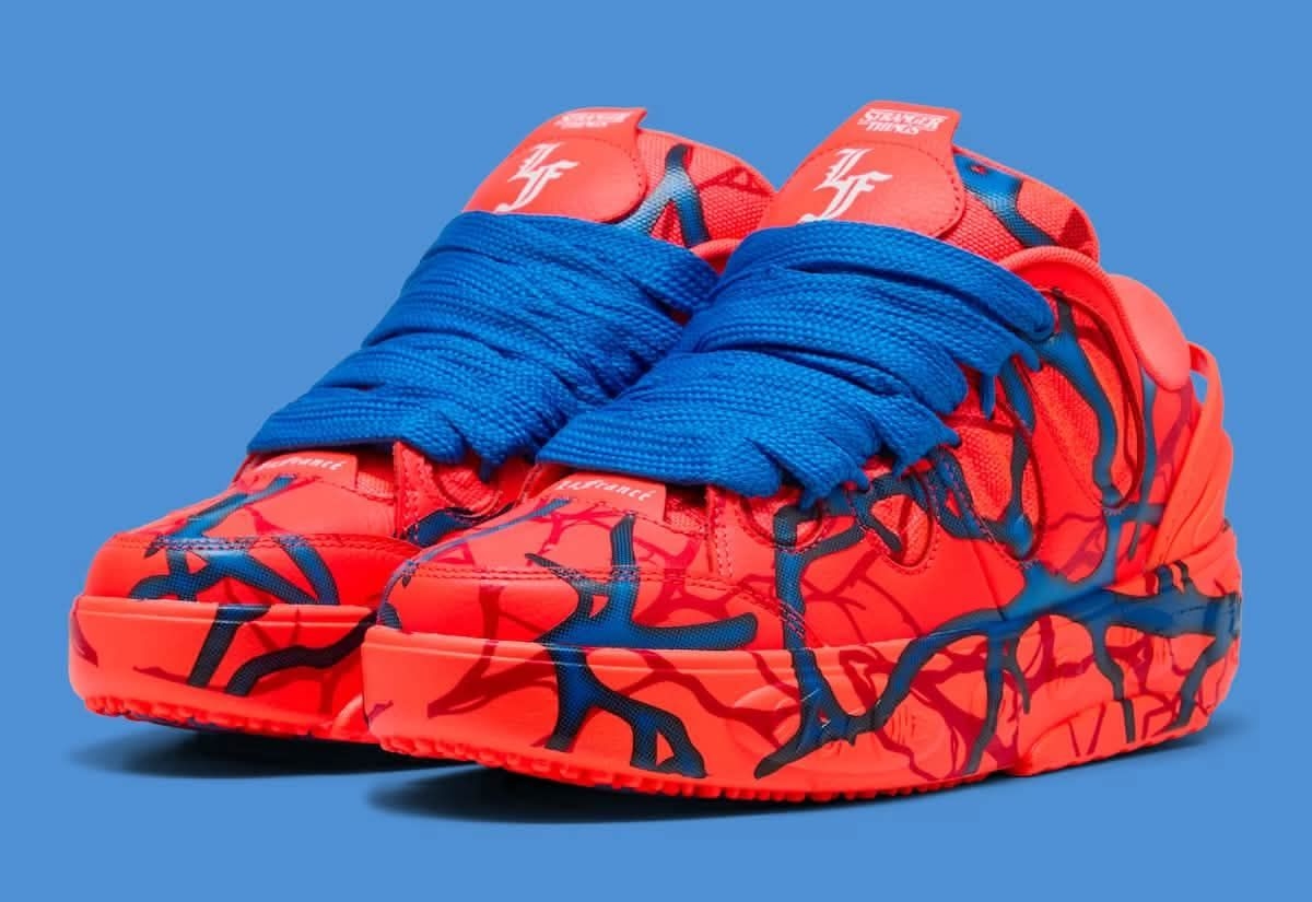 万圣节重磅联名 PUMA MB.06 拉梅洛鲍尔 怪奇物语限定套装