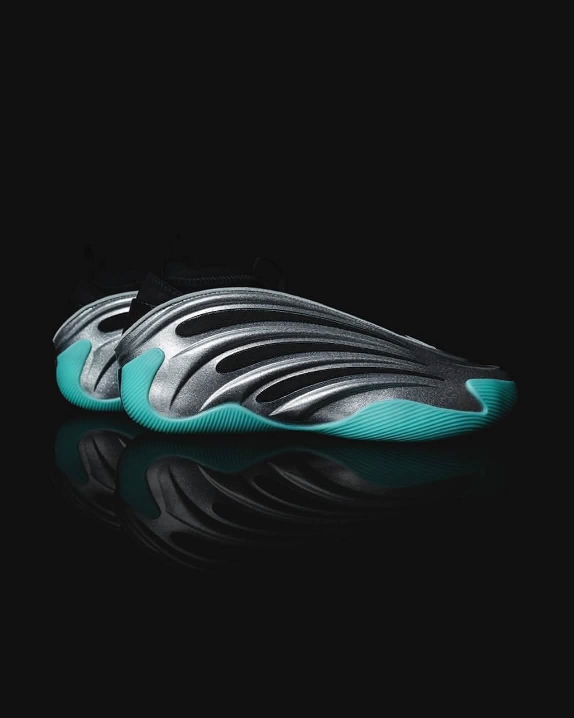 未来感直接拉满🤖adidas哈登9代银金属湖水绿配色