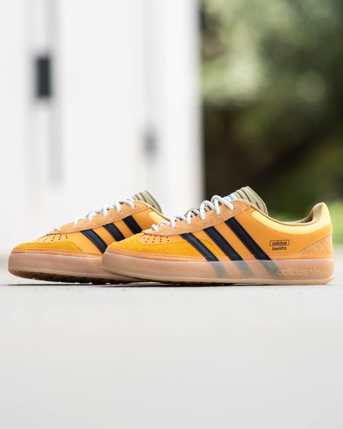 复古落日黄✨adidas Benito联名 这色调太有氛围感