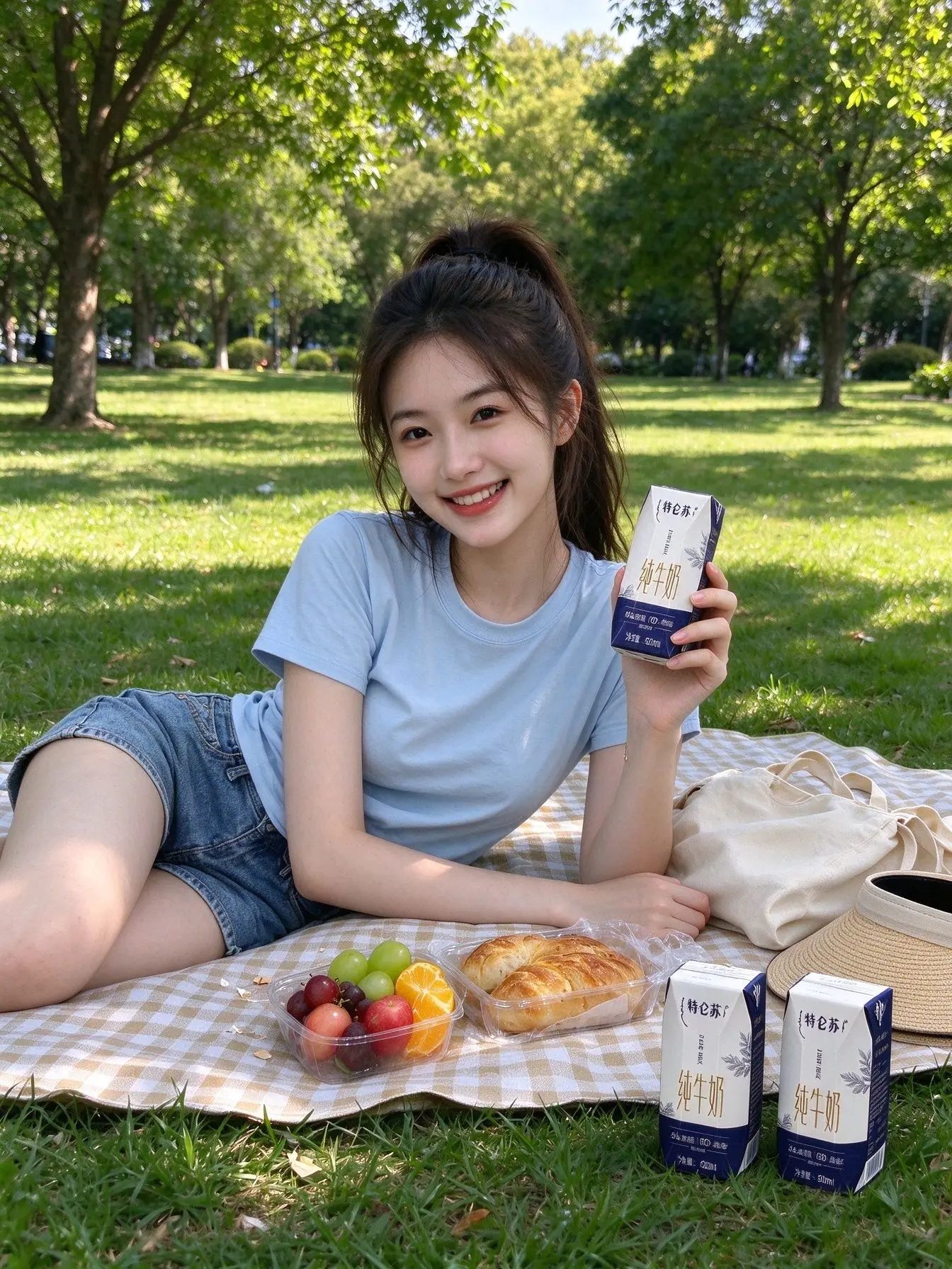 特仑苏纯牛奶 200ml 十盒装 给学生的简易营养早餐