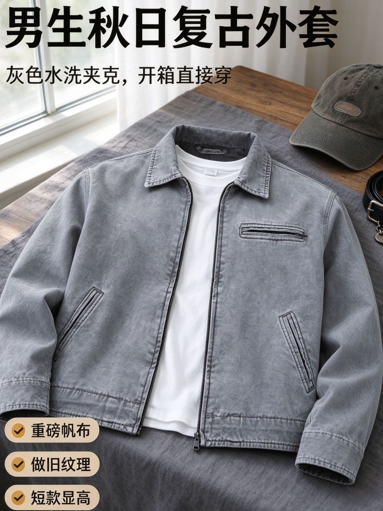 一件厚外套顶不了整个秋天,这件能