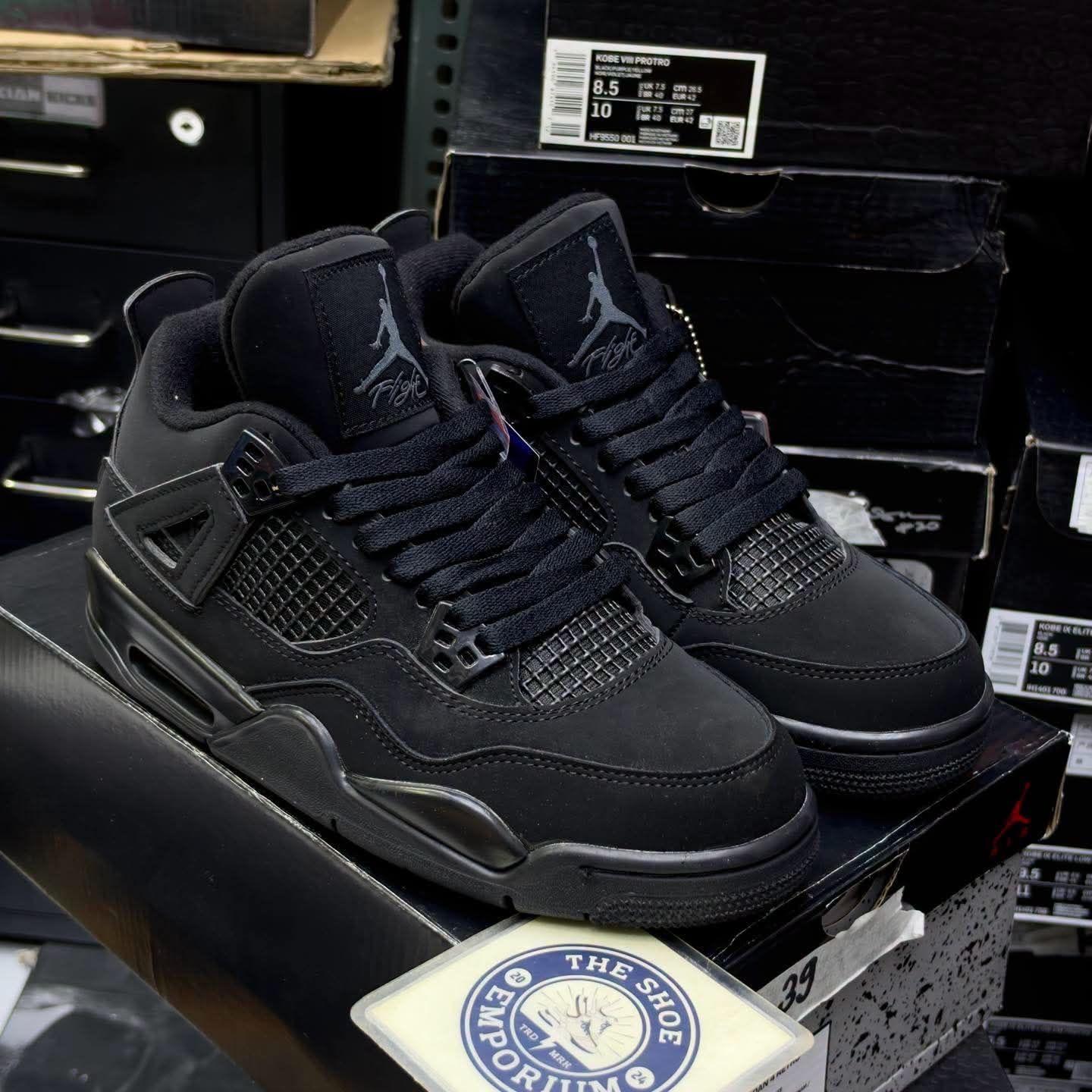 纯黑禁欲质感🖤Air Jordan 4 “Black Cat”黑猫经典永不过时