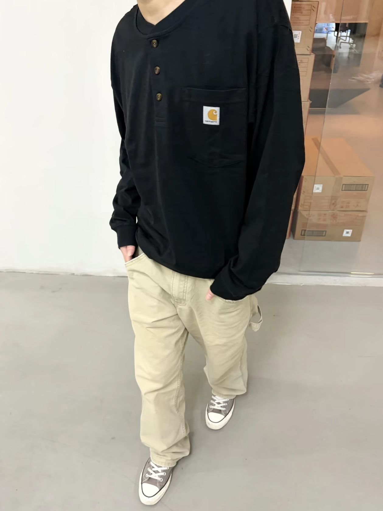 秋天第一件黑❤️ 这件穿搭有点东西!