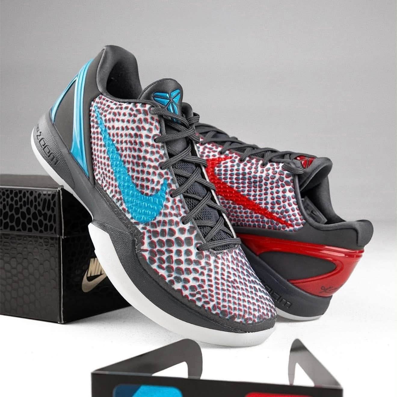 裸眼3D视觉冲击👓Nike Kobe 6 科比6代3D鸳鸯太有创意