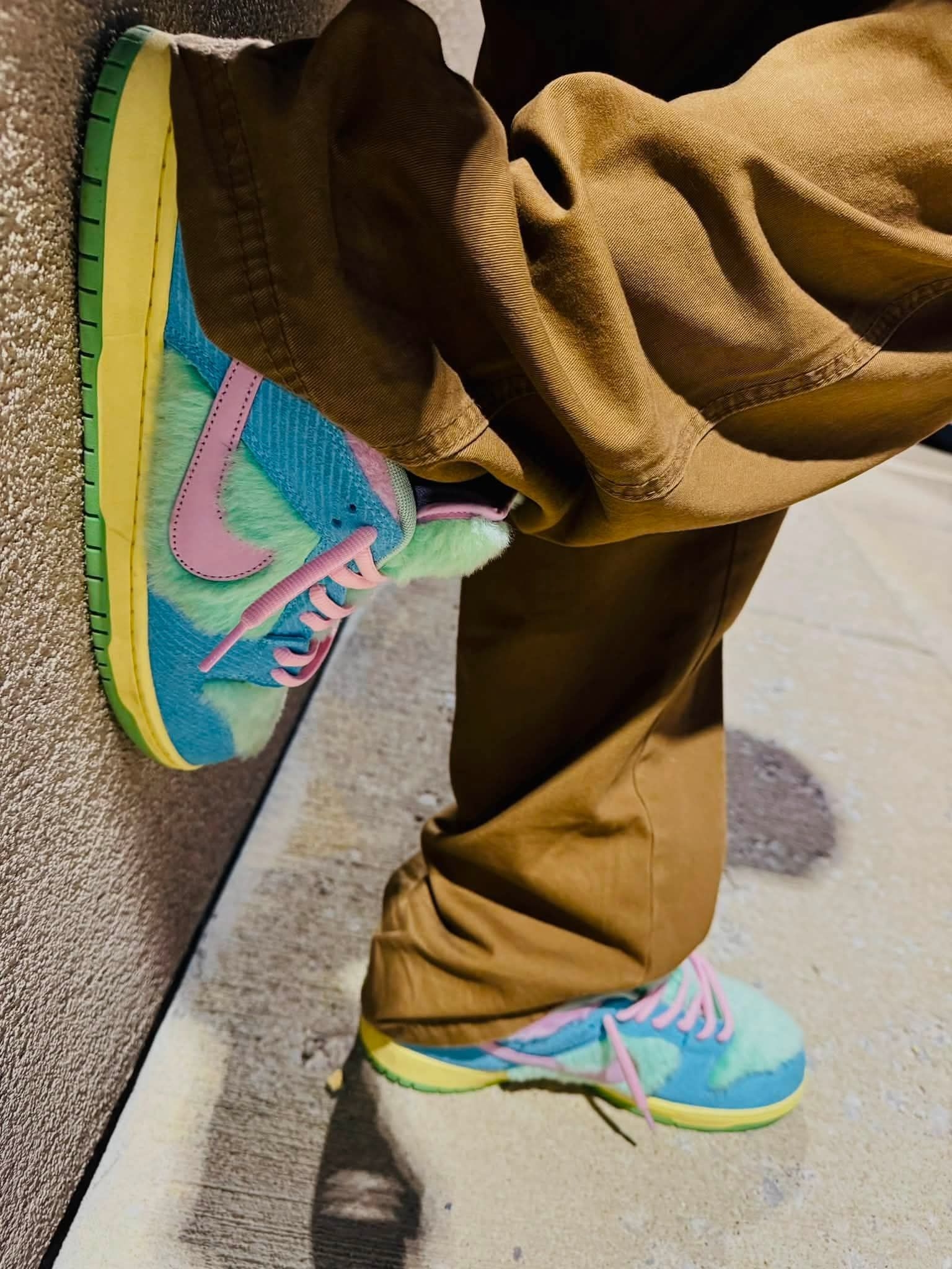 软萌暴击💙Nike SB Dunk Low × Verdy Visty 蓝毛怪太治愈