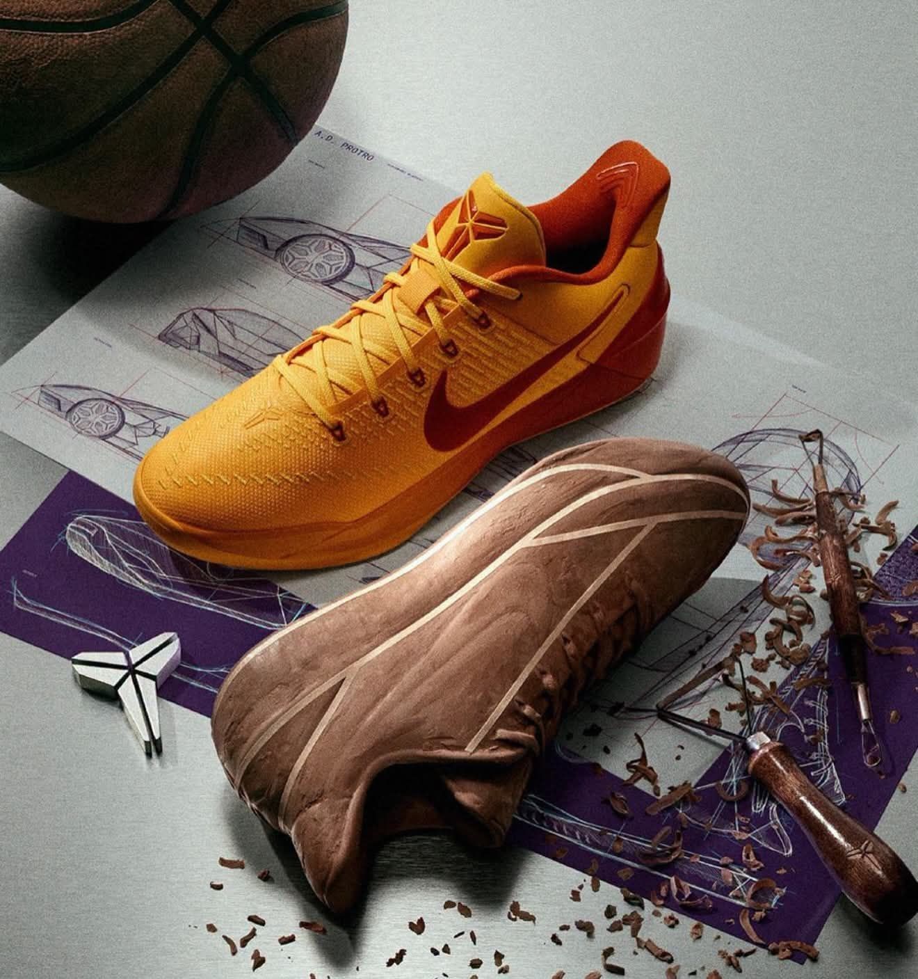 曼巴双煞🧡💜Nike Kobe AD Protro 激光橙&紫葡萄双配色