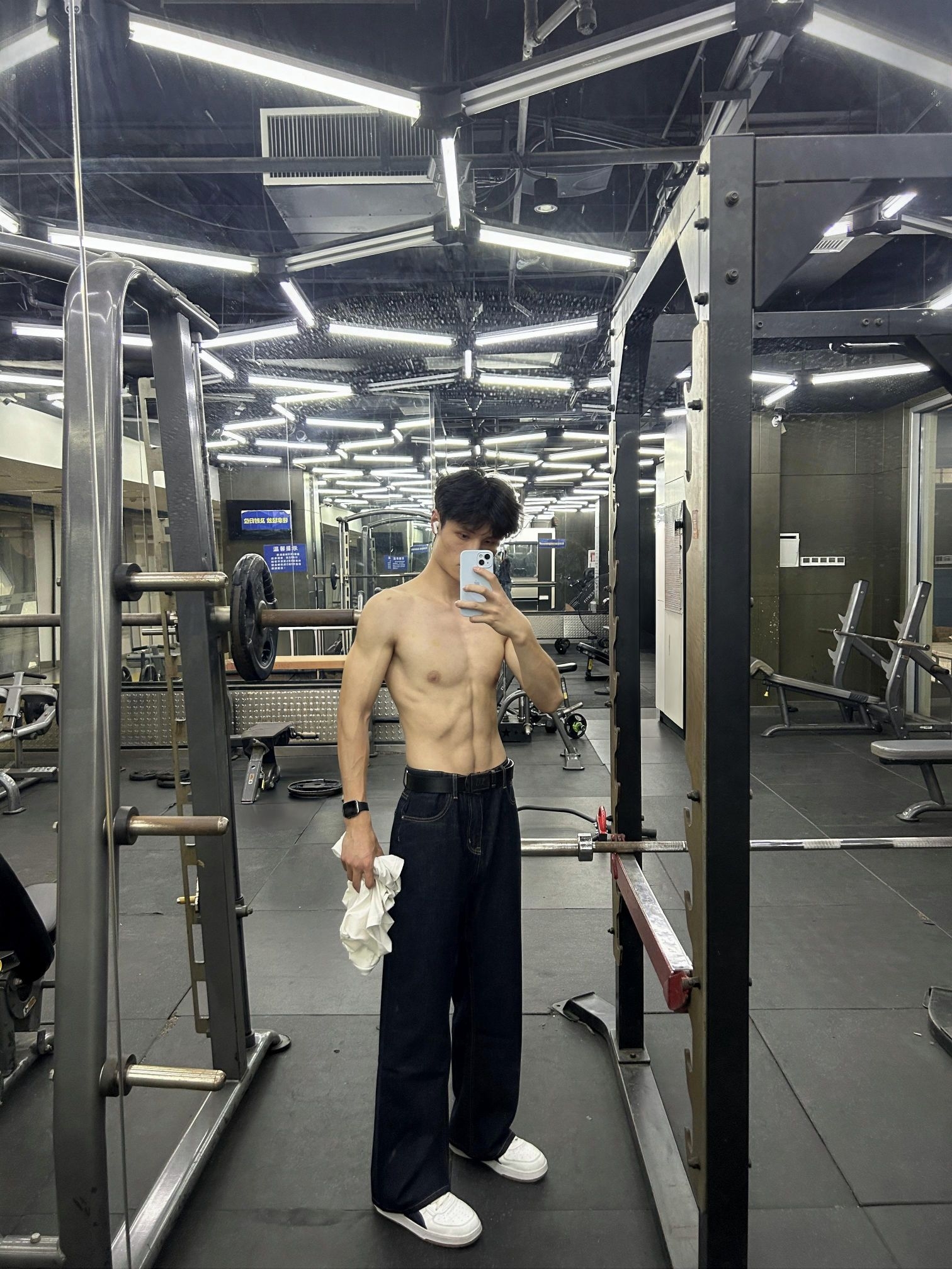 原牛蓝阔腿牛仔裤 | 复古廓形，梨形天菜