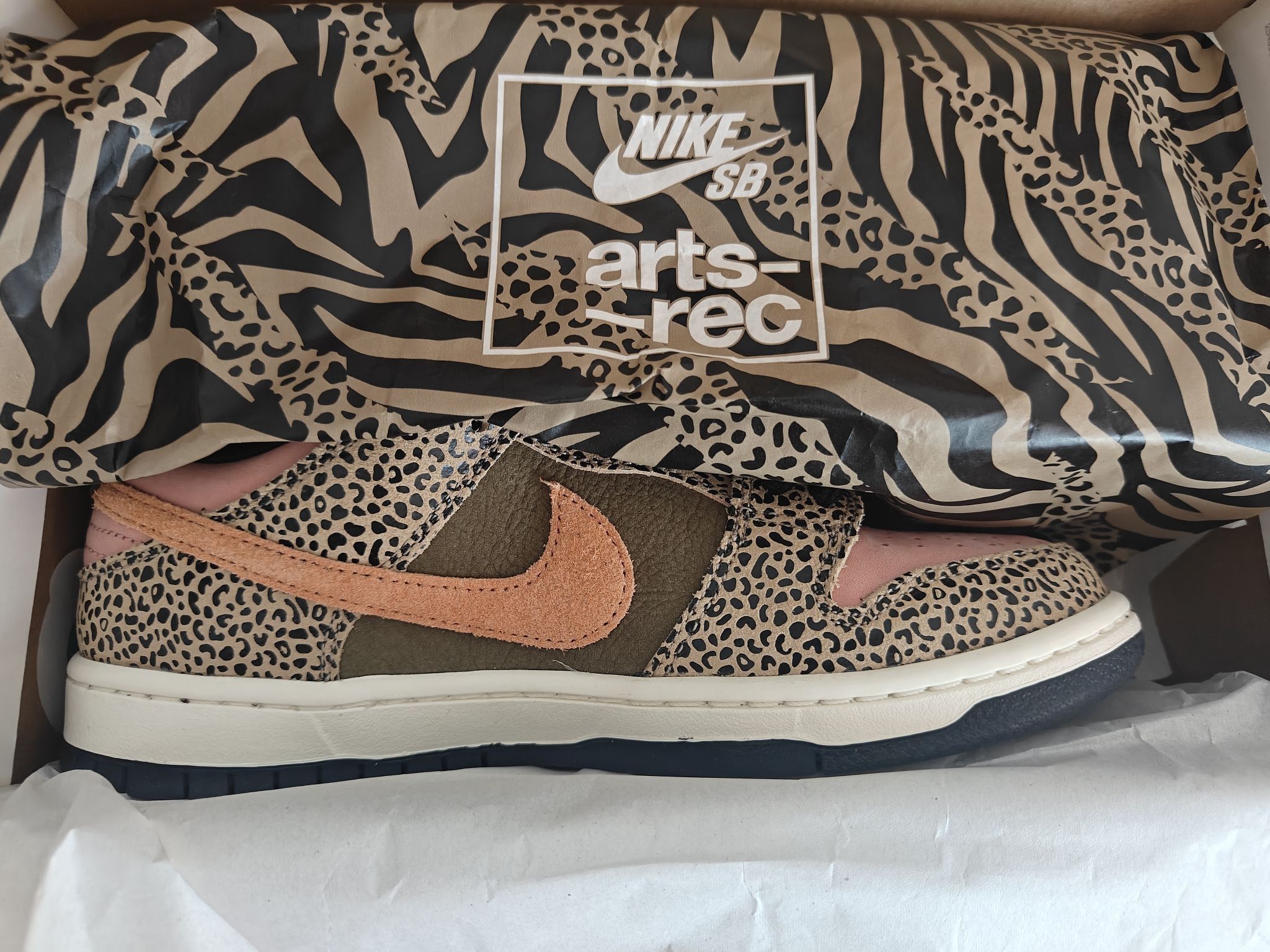 Nike SB Dunk × Arts Rec石斑｜复古豹纹球鞋太顶了