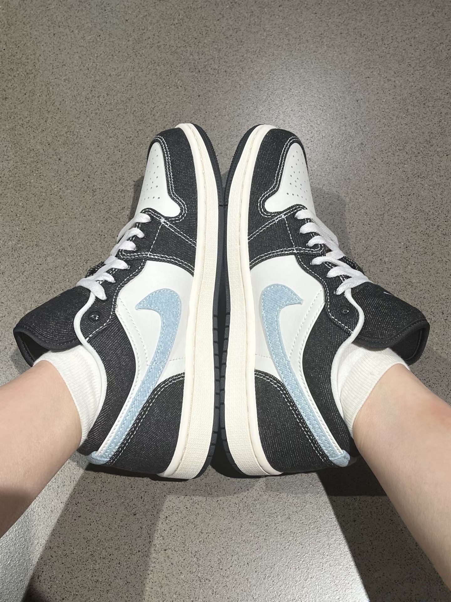 AJ1 Low牛仔拼接|复古低帮日常好穿