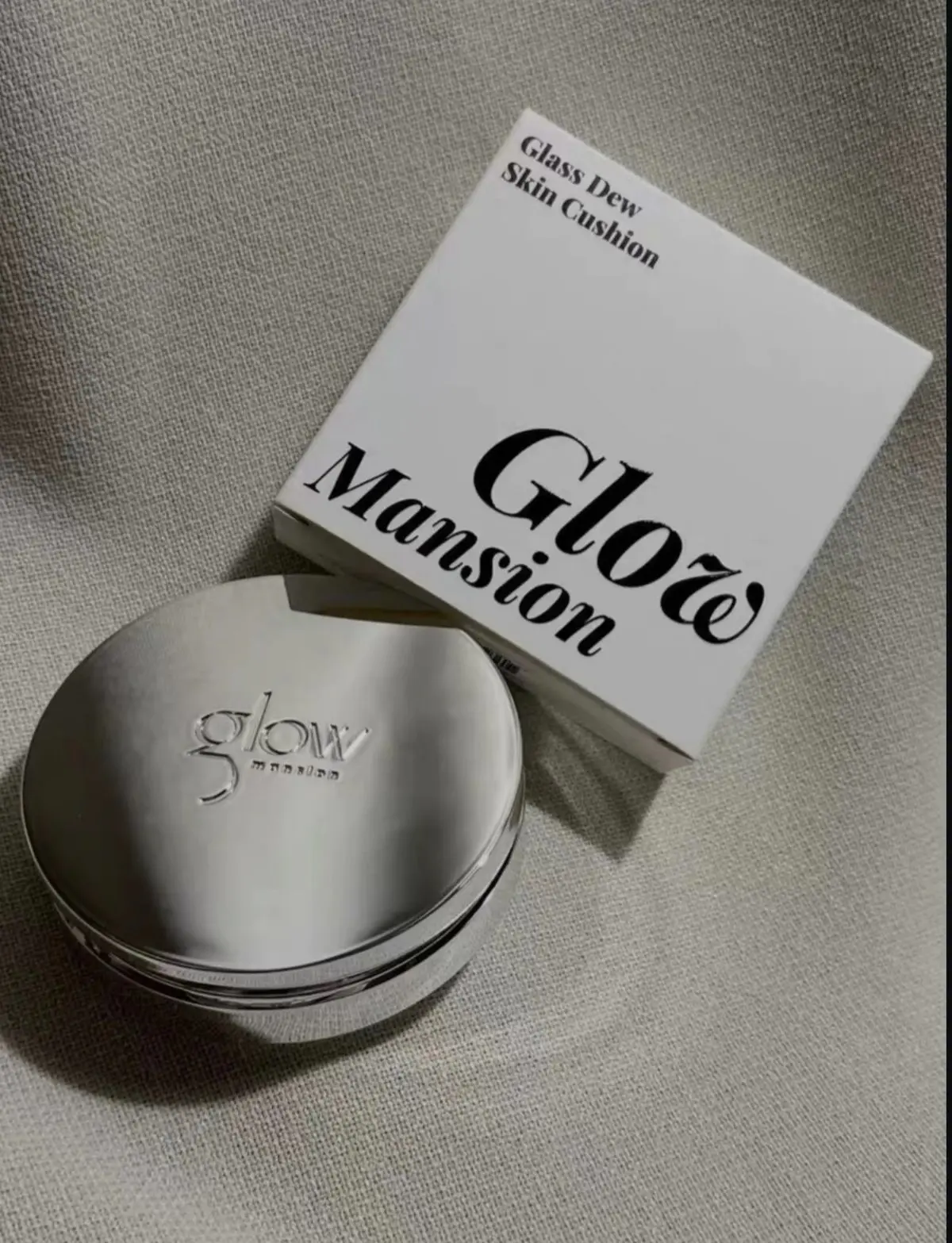 Glow Mansion银盒气垫|柔光奶油肌,便携补妆神器✨