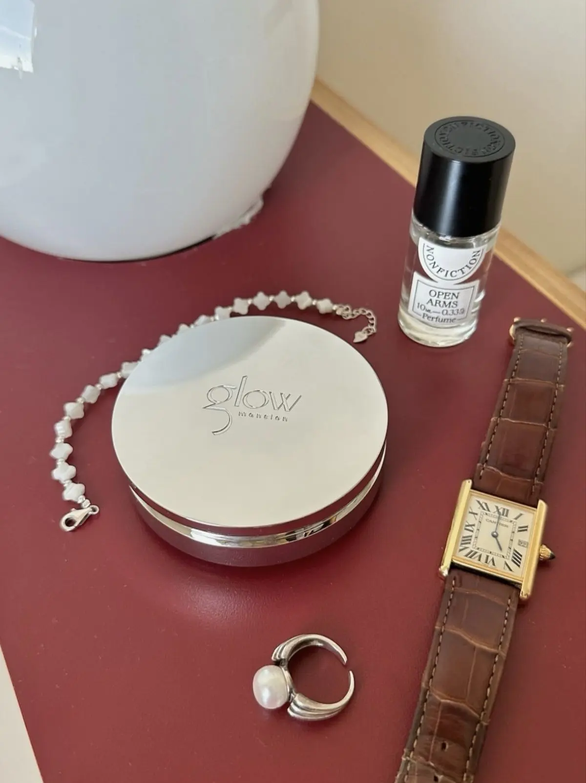 Glow Mansion银盒气垫|柔光奶油肌,便携补妆神器✨
