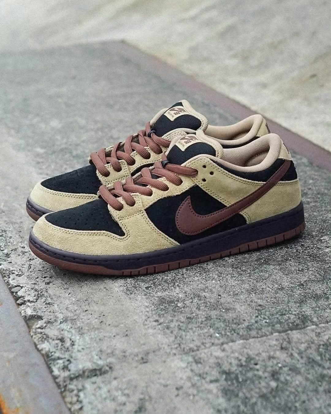 Nike SB Dunk Low 黑棕摩卡｜复古大地色滑板板鞋