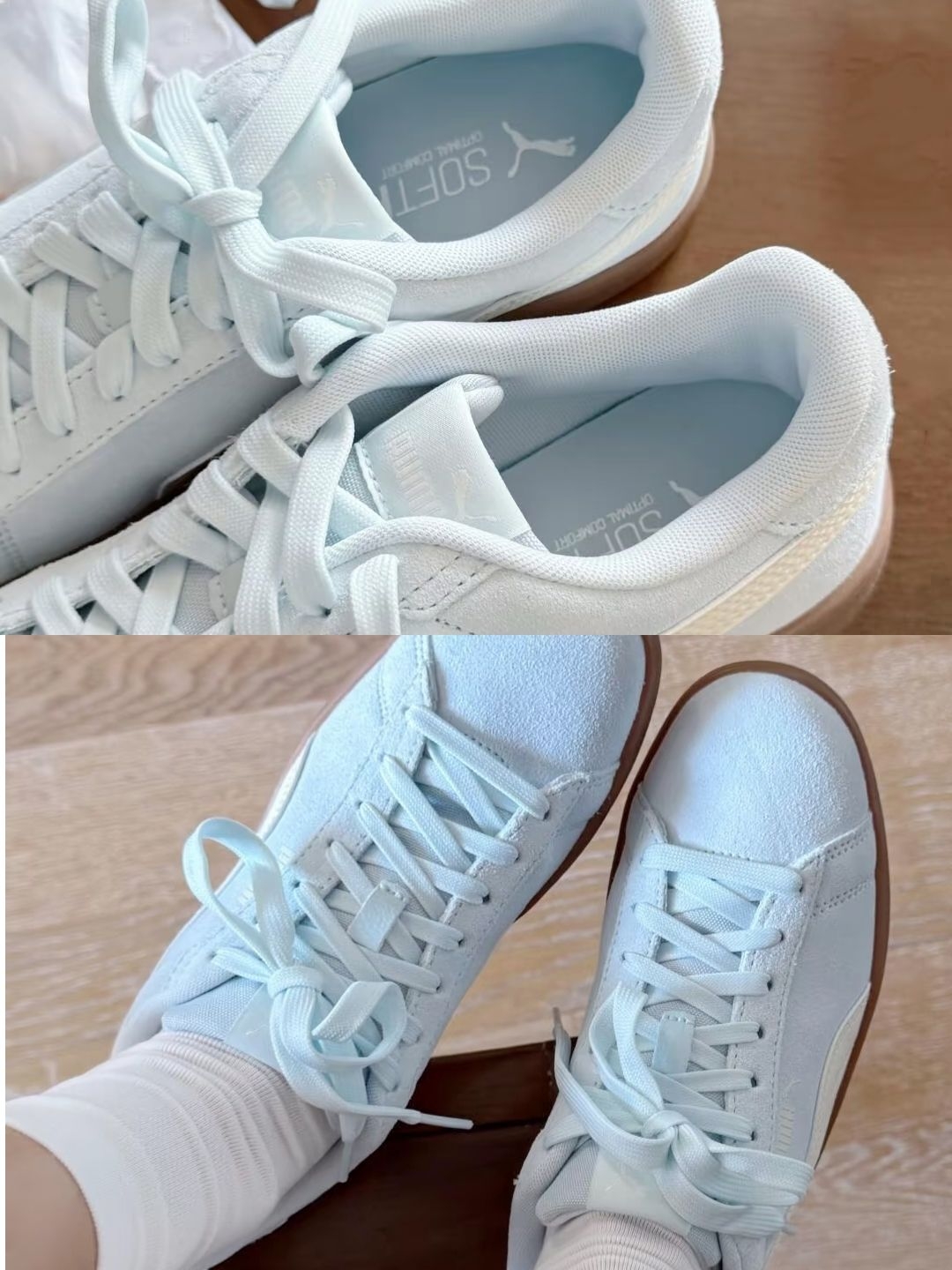 谁懂!Puma Smash 3.0 L这个海洋玻璃色真的太温柔了💙