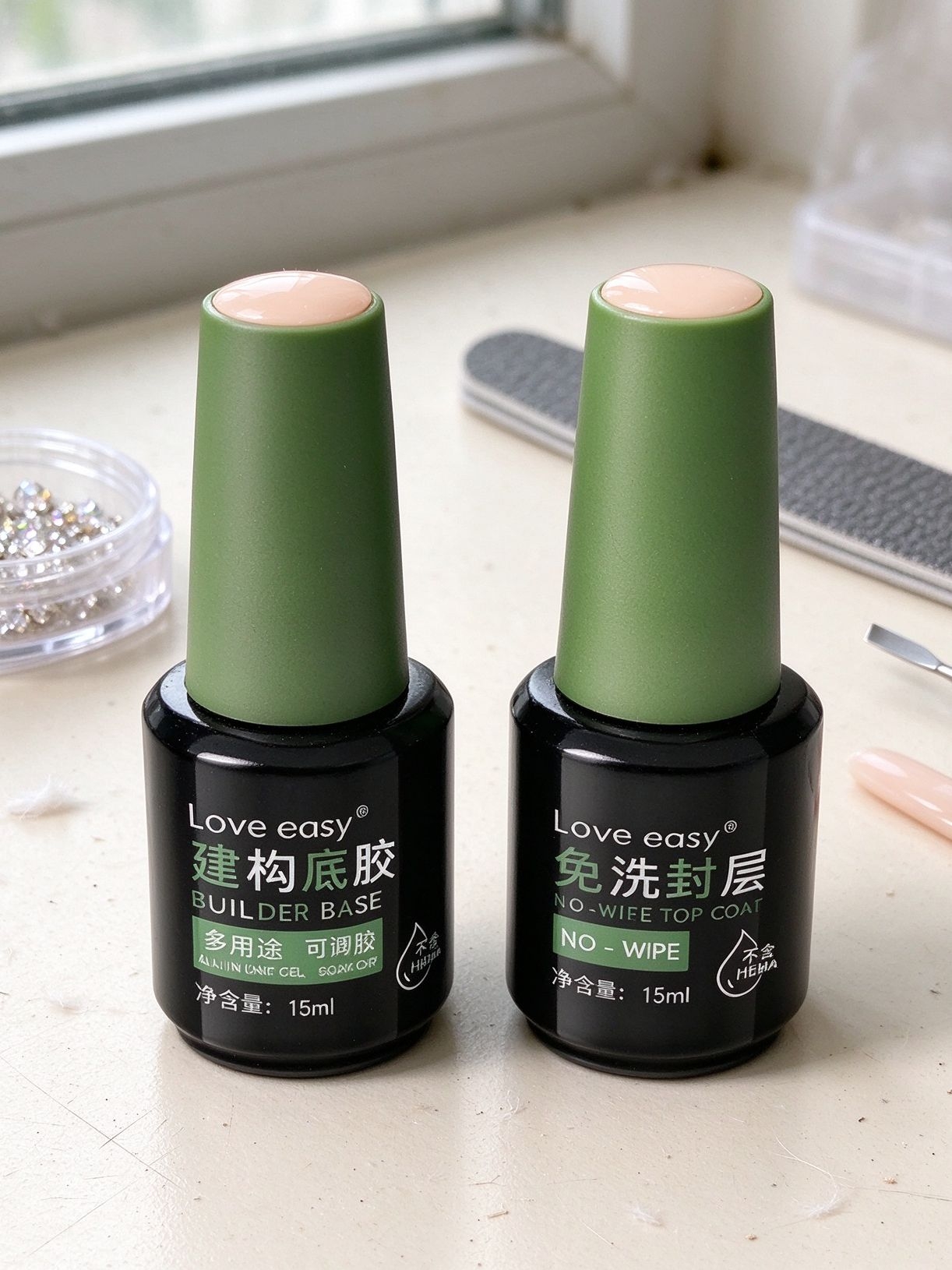✨自助美甲新手闭眼入|爱易多功能延长建构胶