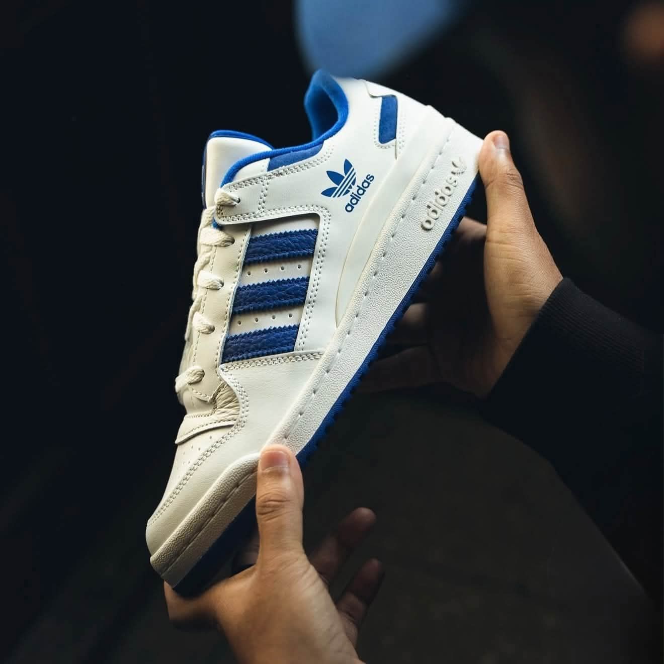 adidas Forum 白蓝魔术贴|复古板鞋清爽少年感