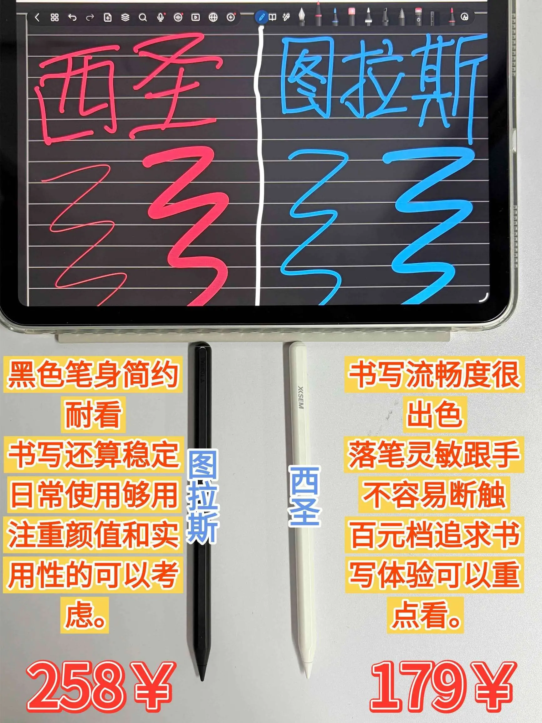 百元平替笔决赛局,谁才是无纸化本命笔?
