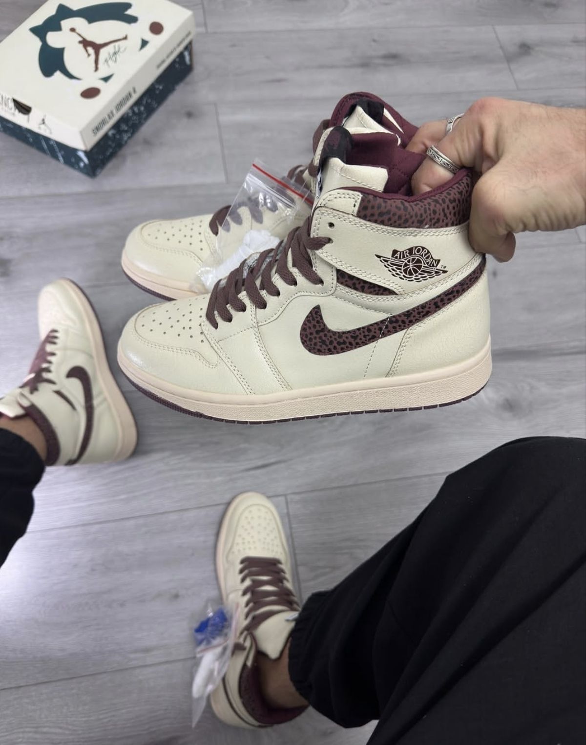 A Ma Manière × AJ1联名|复古酒红蛇纹真的温柔到骨子里
