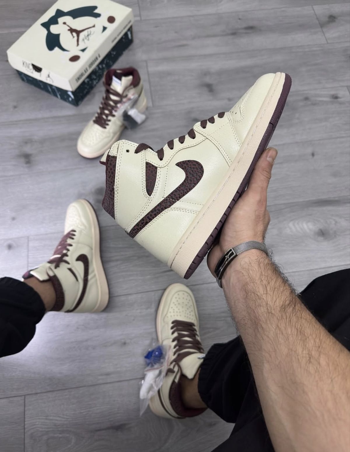 A Ma Manière × AJ1联名|复古酒红蛇纹真的温柔到骨子里