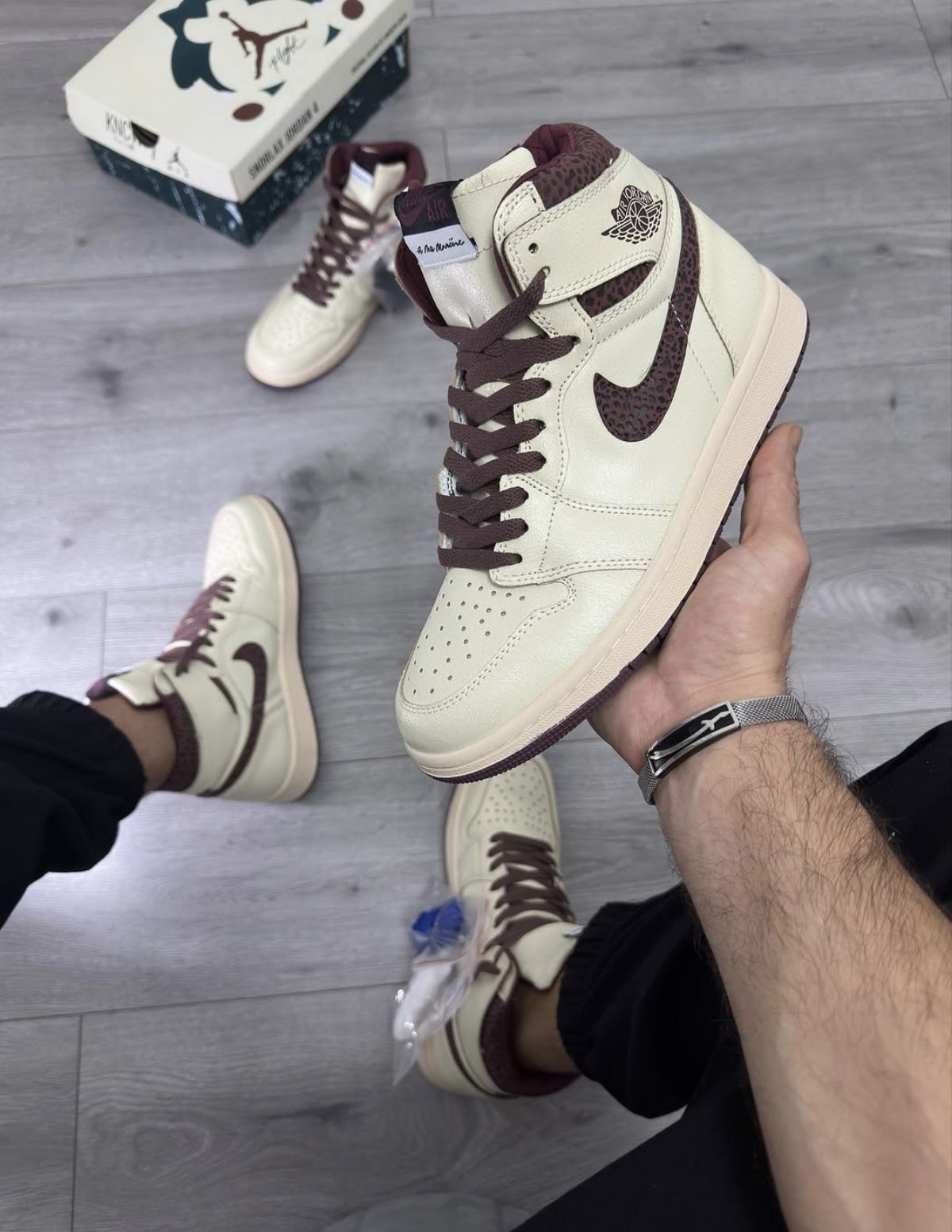 A Ma Manière × AJ1联名|复古酒红蛇纹真的温柔到骨子里