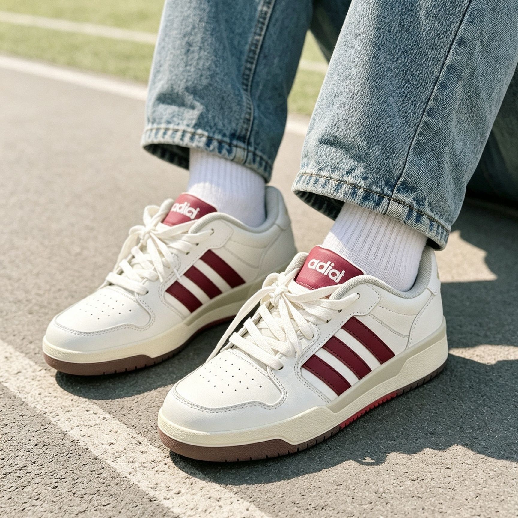 谁懂啊!adidas这双复古板鞋太好搭了