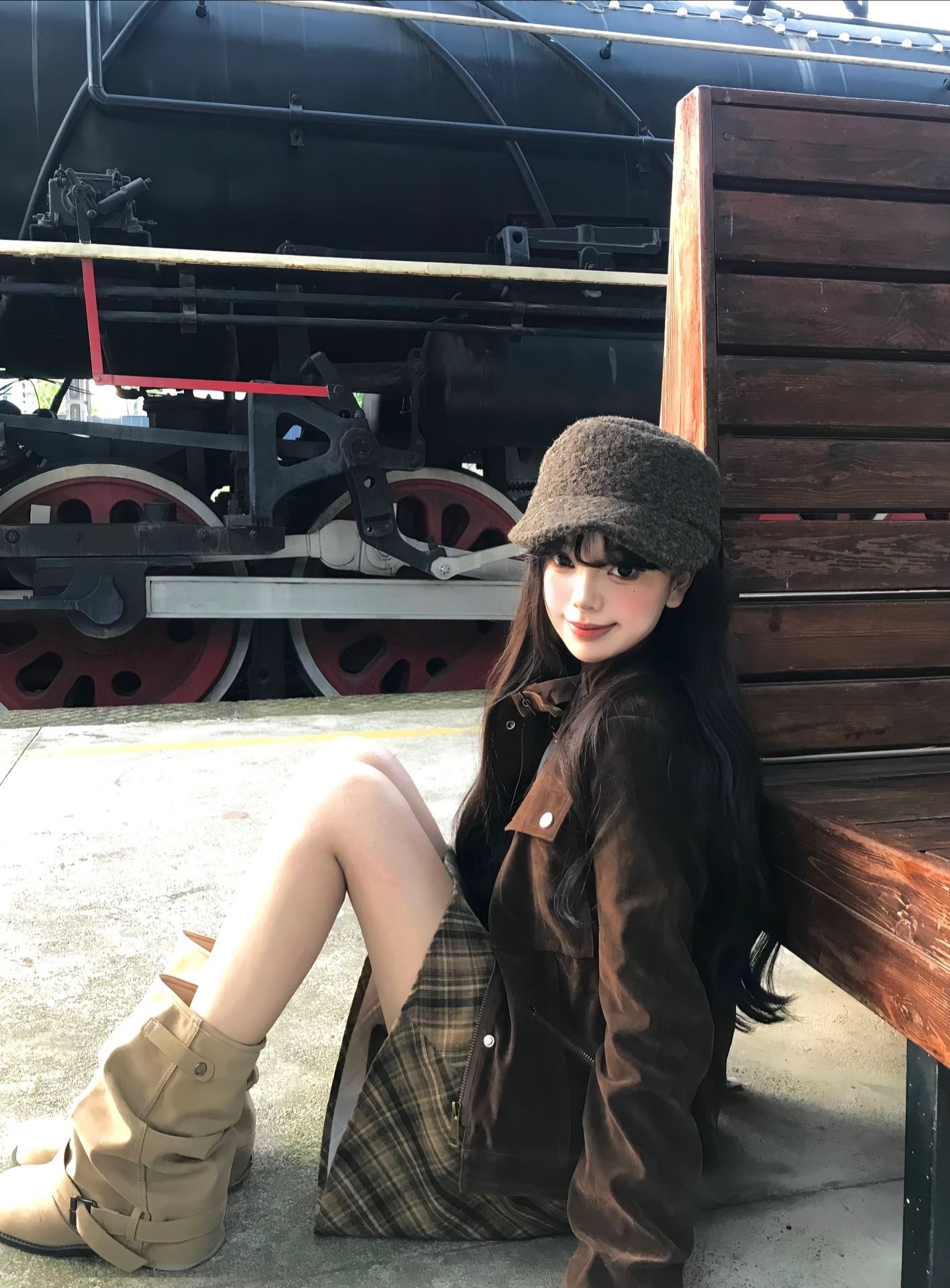 知识分子OOTD|麂皮夹克穿出安静文艺感🤎