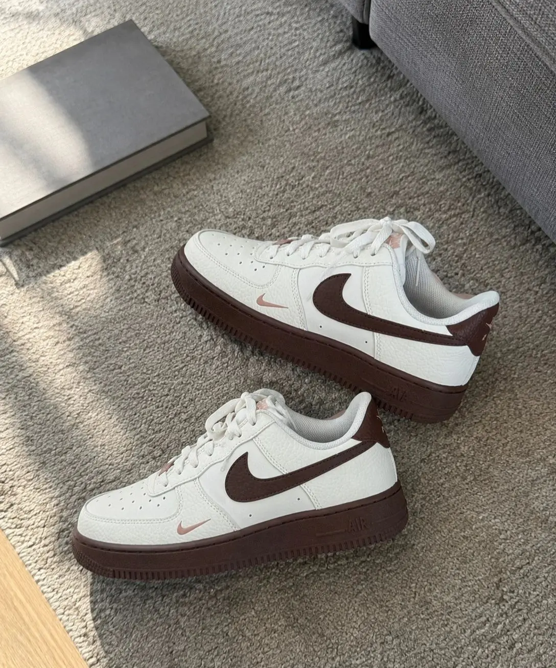 秋天翻出这双棕白空军··真香了!👟
