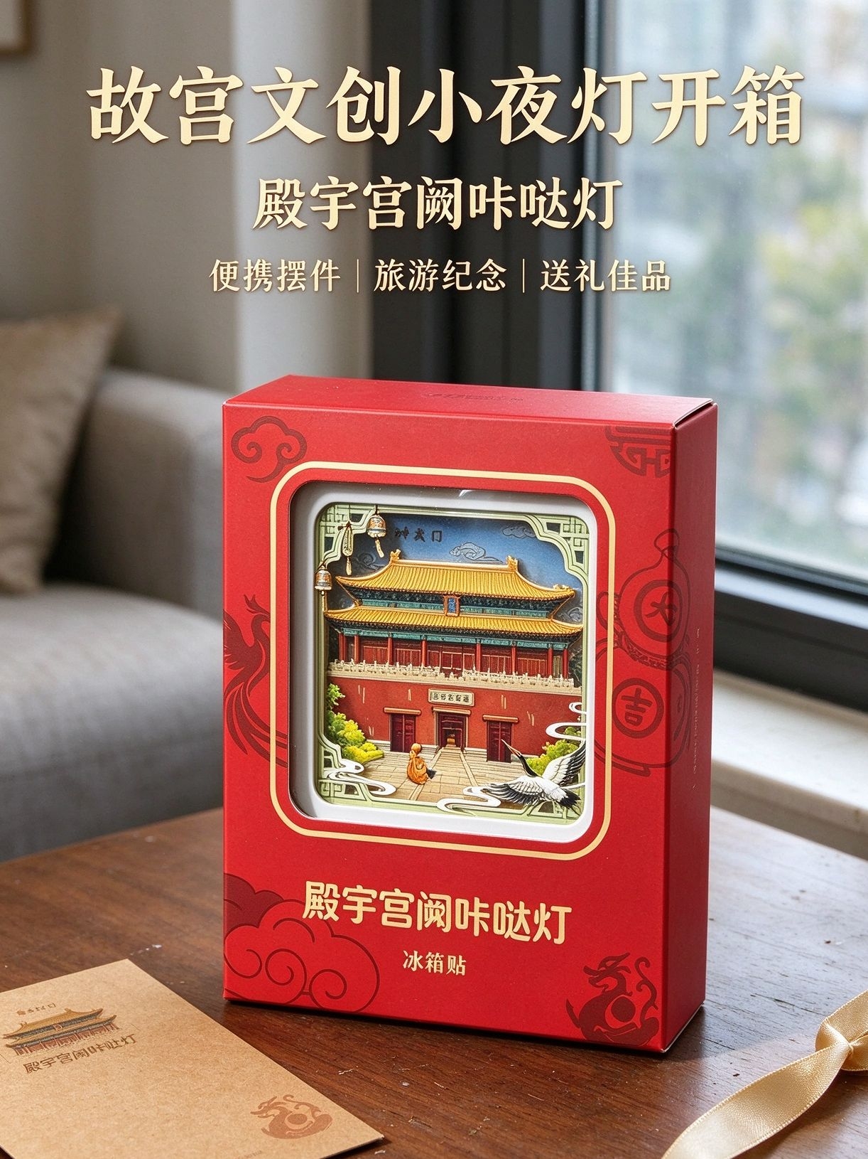 送人伴手礼选小夜灯,故宫文具拿得出手