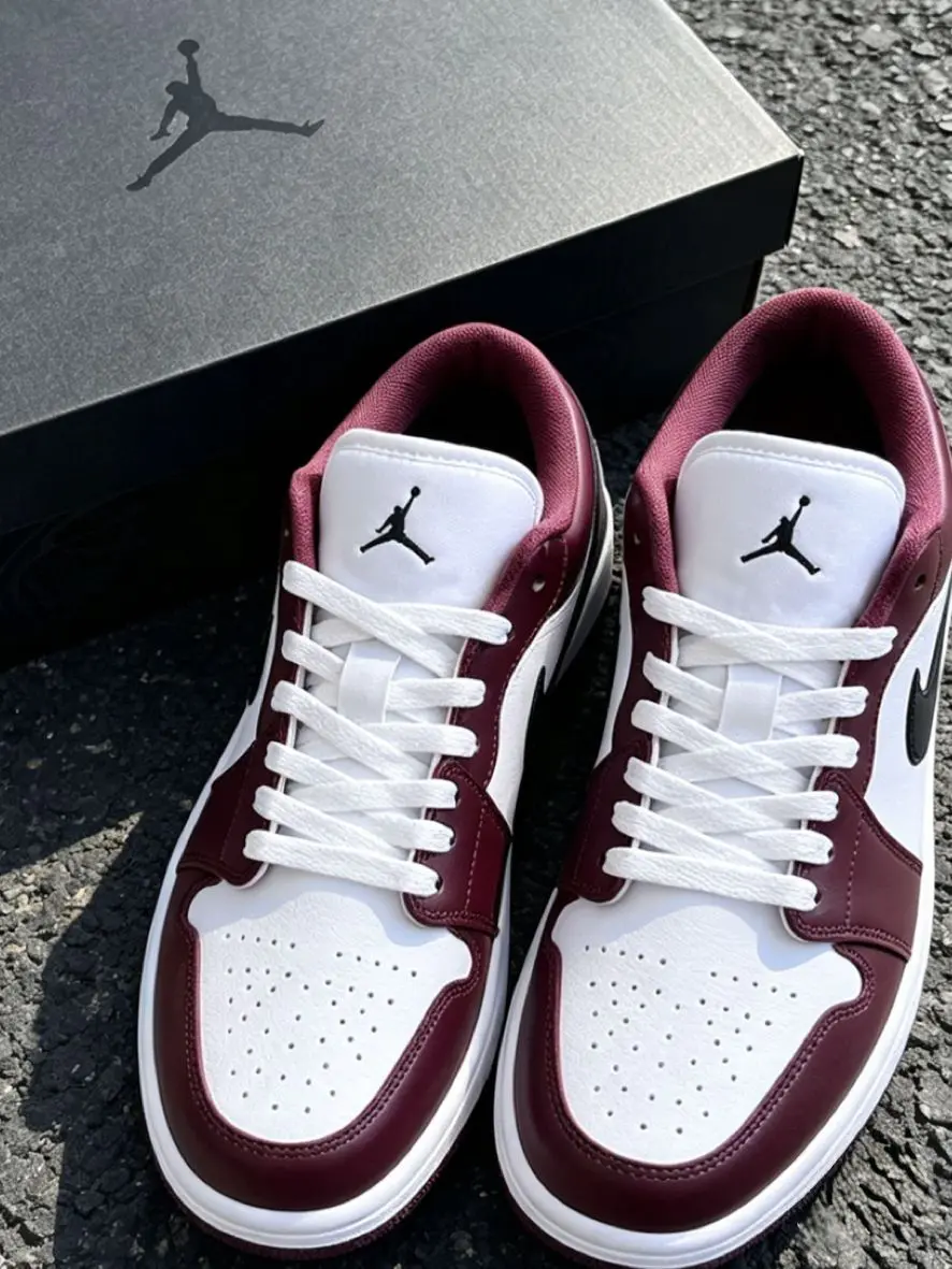 酒红AJ低帮鞋|AJ1 Low