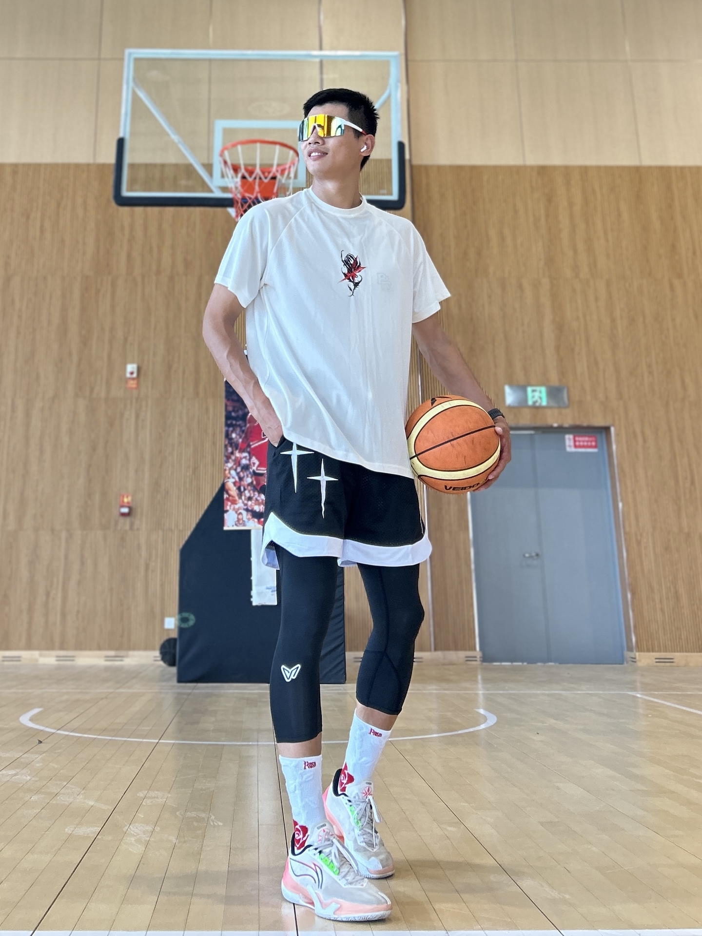 🔥当美式街头撞上球场实战❓杀疯穿搭球局🏀