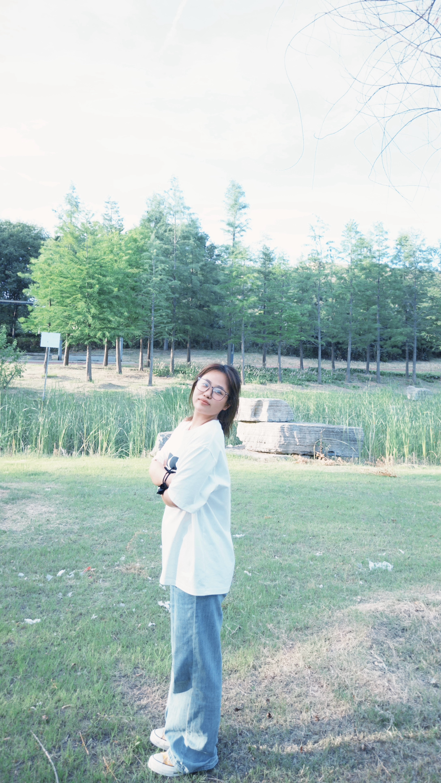 夏日简约ootd！！！逛公园松驰感穿搭！
